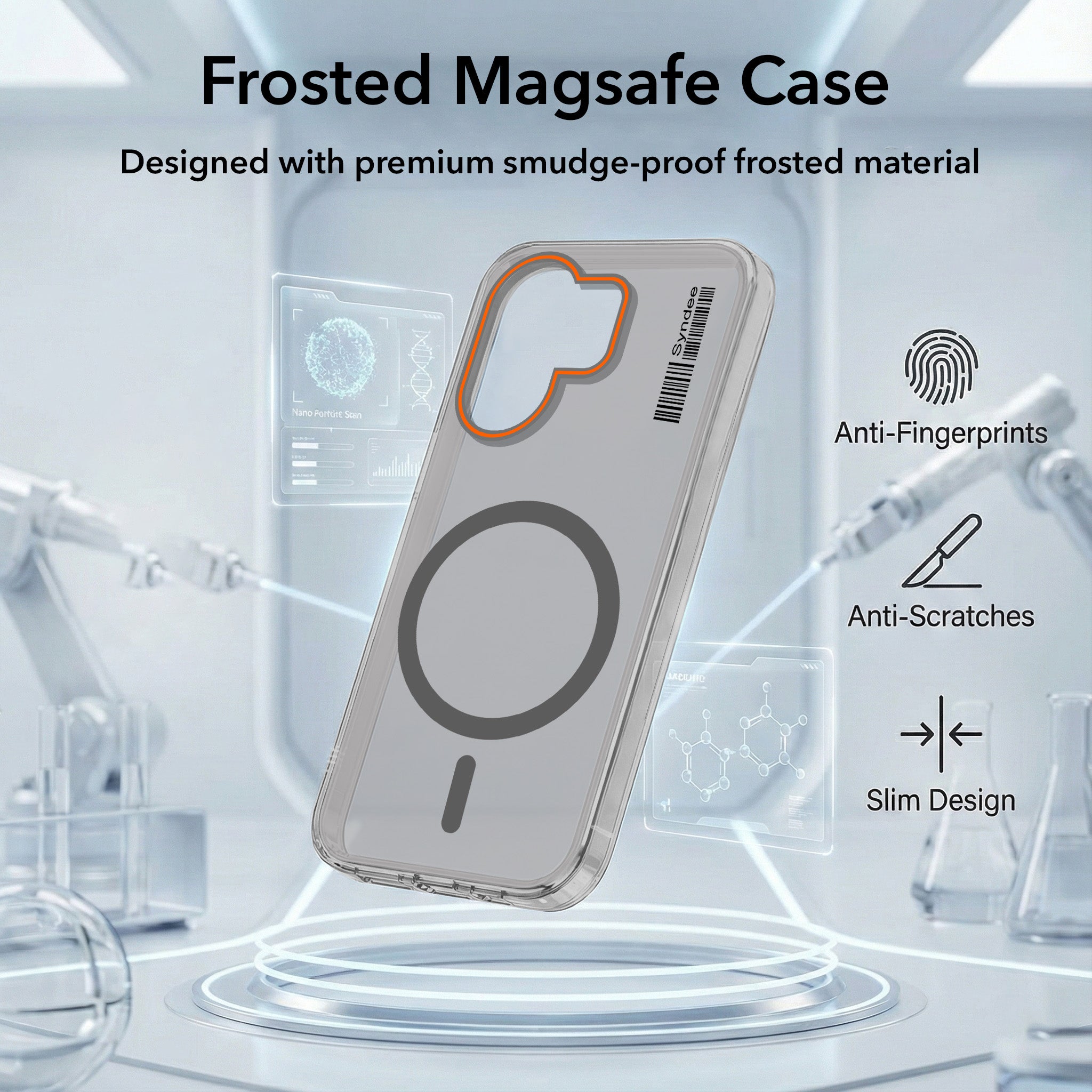 For Vivo V60e Back Cover Case (Soft Touch | Camera Bump Protection | MagSafe Compatible | Matte Finish)