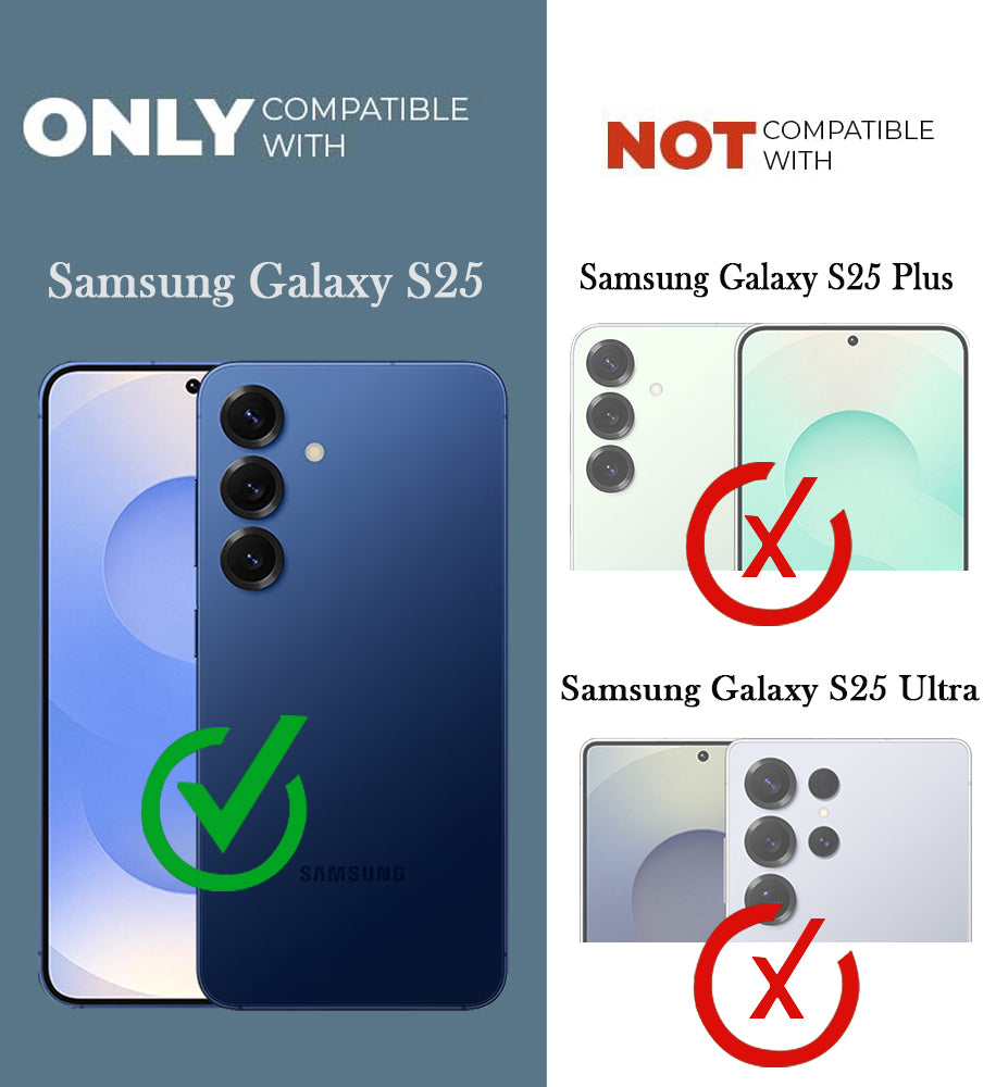 For Samsung Galaxy S25 Back Cover Case (Cute Floral Design | Flower Print for Girls | MagSafe Compatible Wireless Charging)