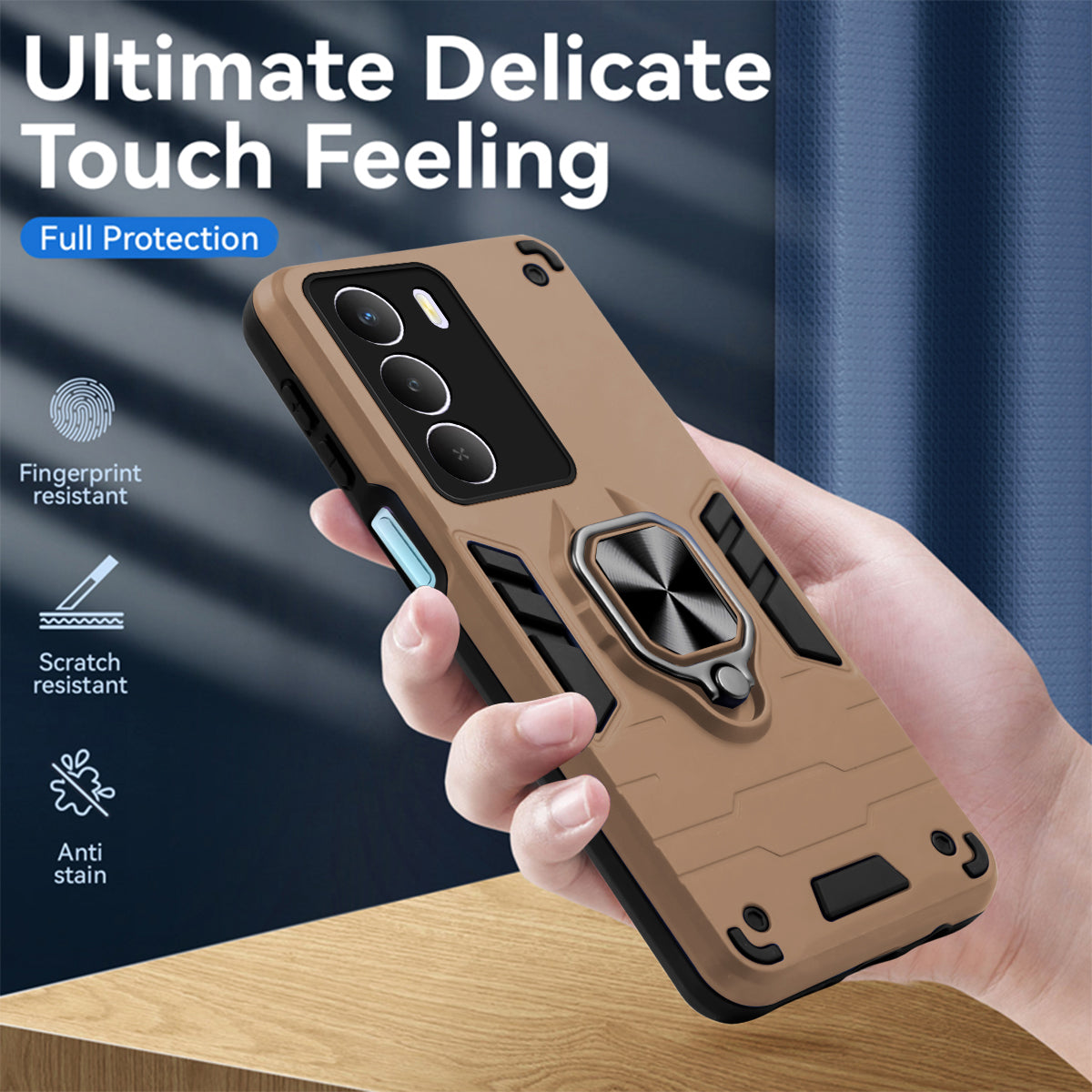 For Realme Narzo 80 Lite 5G Back Cover Case Shockproof Polycarbonate Dual Layer Hybrid Armor)