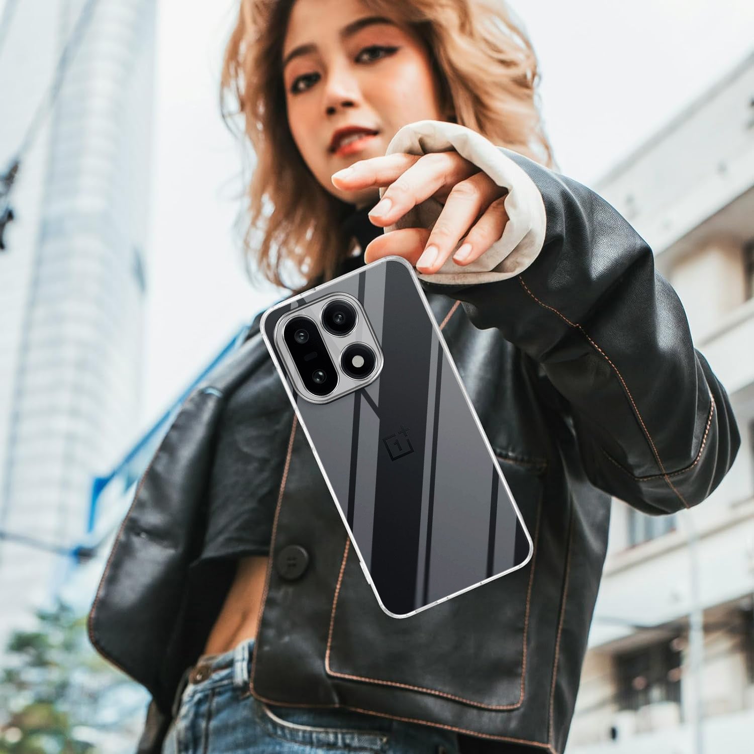 For OnePlus 15 5G Back Cover Case Silicone (Clear Shockproof Case with Camera Protection | Soft and Flexible | Transparent)