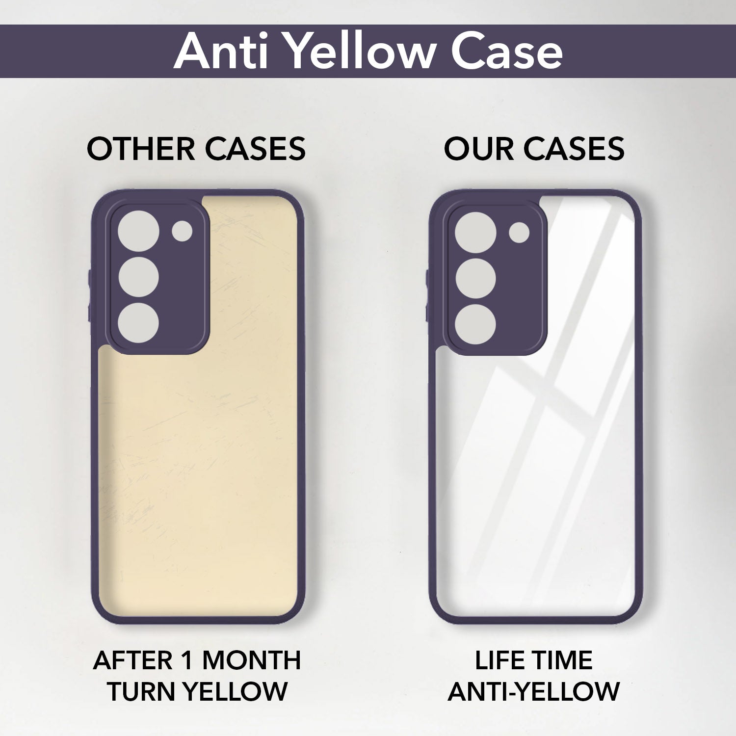 For Realme P4 Lite 5G | Narzo 100 Lite 5G Back Cover Case Ultra-Hybrid (Lifetime Anti Yellow | Anti Scratch | Crystal Clear Shockproof)