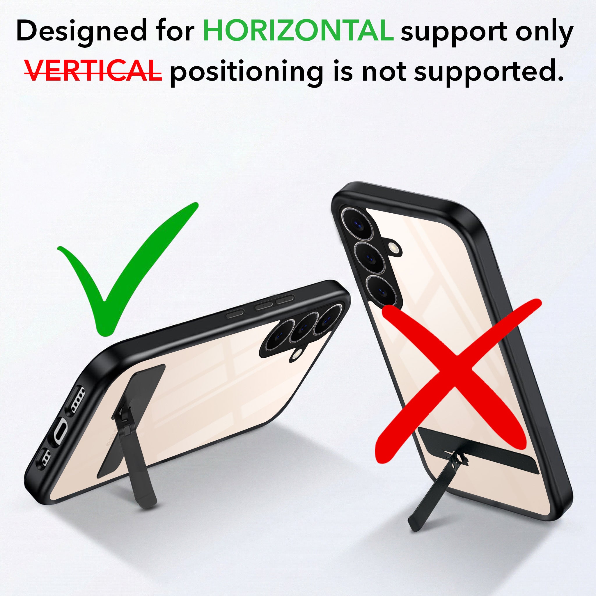 For Samsung Galaxy S26 Plus Back Cover Case (Built-in Stand | Lifetime Anti Yellow | Kickstand Shockproof | Camera Protection | MagSafe Compatible)