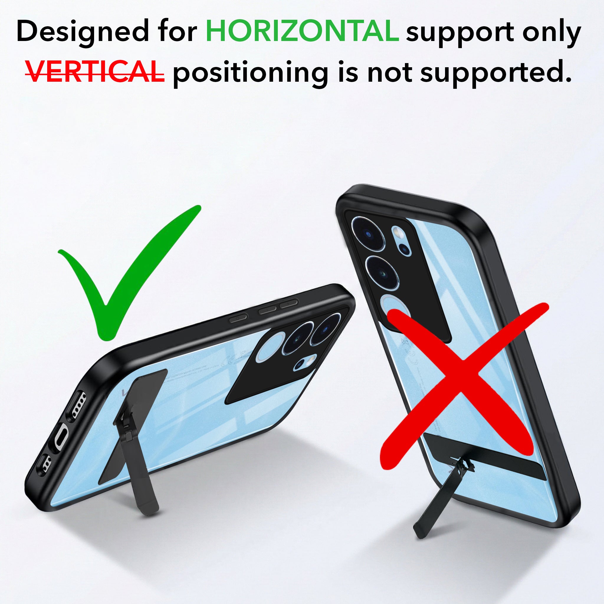 For Vivo V29 | Vivo V29 Pro 5G Back Cover Case (Built-in Stand | Lifetime Anti Yellow | Kickstand Shockproof | Camera Protection | MagSafe Compatible)