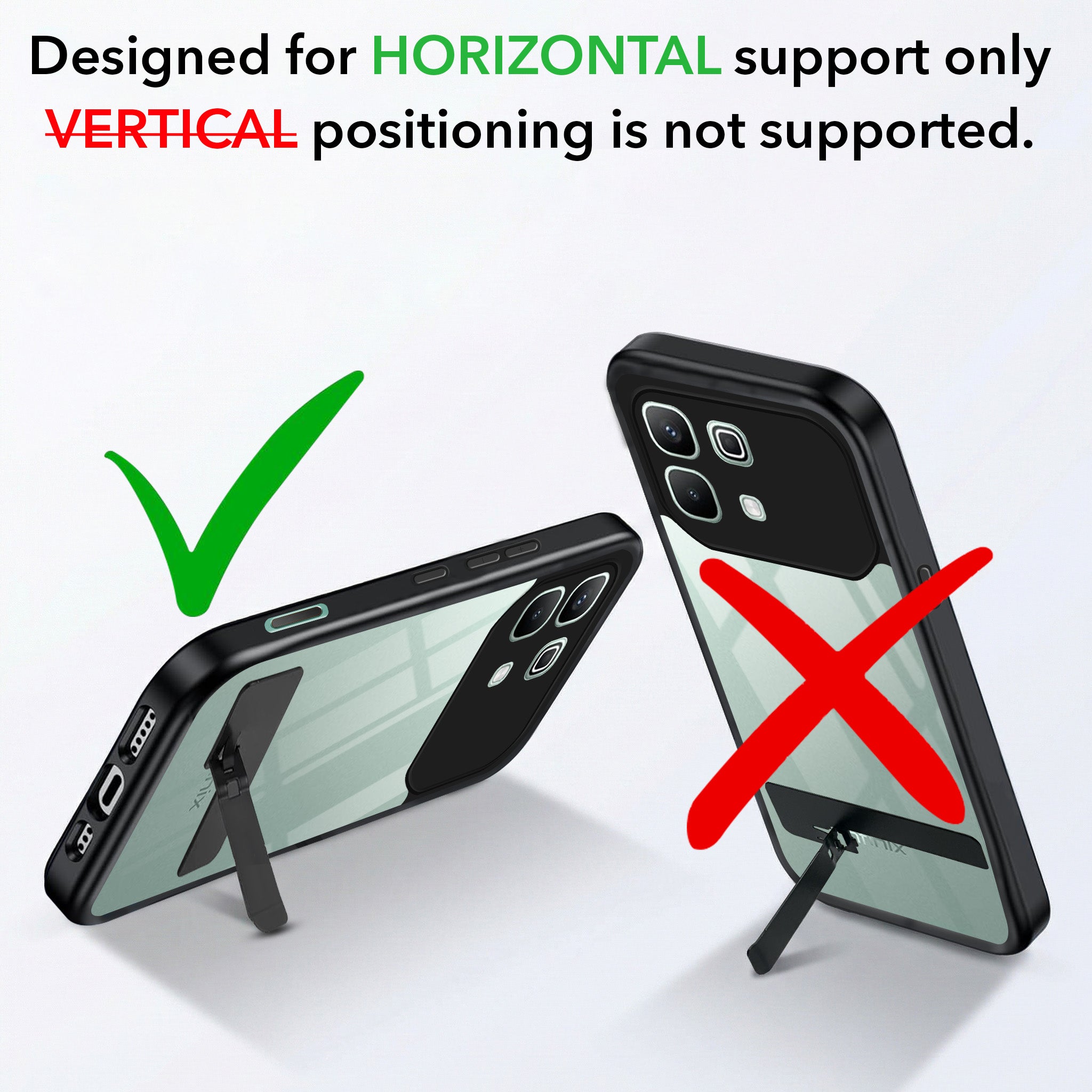 For Infinix Note 60 5G Back Cover Case Ultra-Hybrid (Lifetime Anti Yellow | Anti Scratch | Crystal Clear Shockproof)