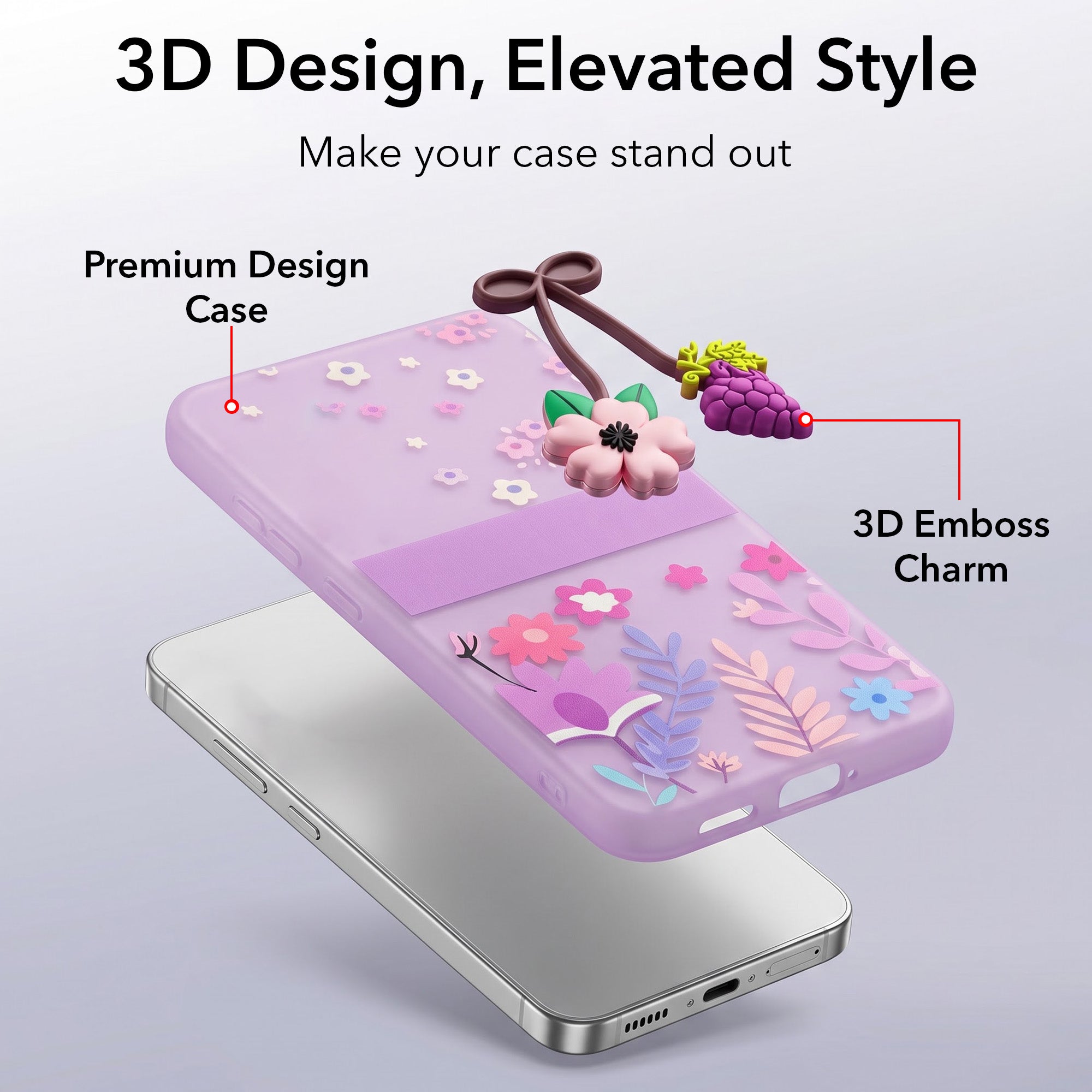 For Vivo iQOO Z11 Lite Back Cover Case (3D Cute Cartoons | Hard Back Side Soft | Matte Premium Finish | HD Printing)