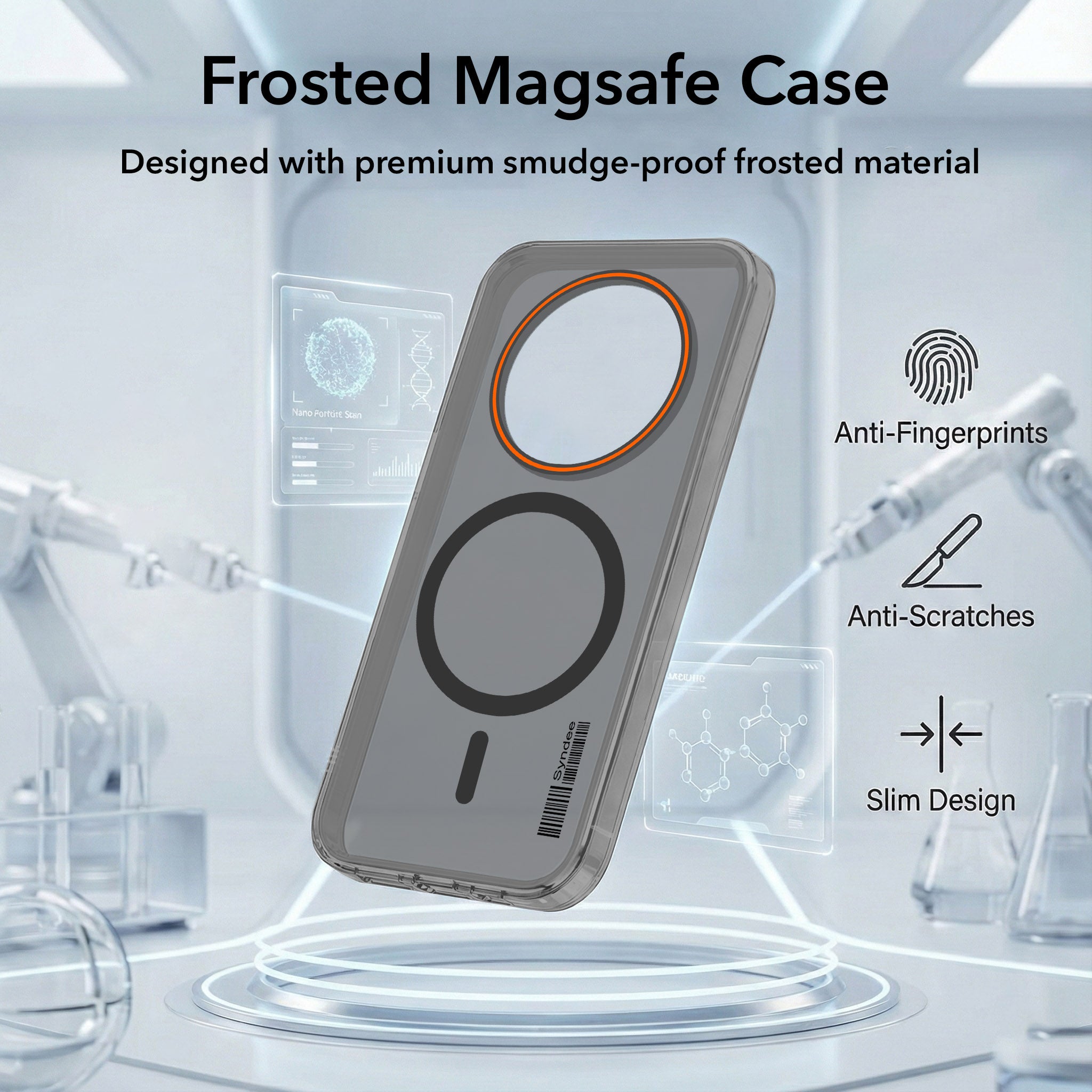 For Oppo Reno 12F Back Cover Case (Soft Touch | Camera Bump Protection | MagSafe Compatible | Matte Finish)