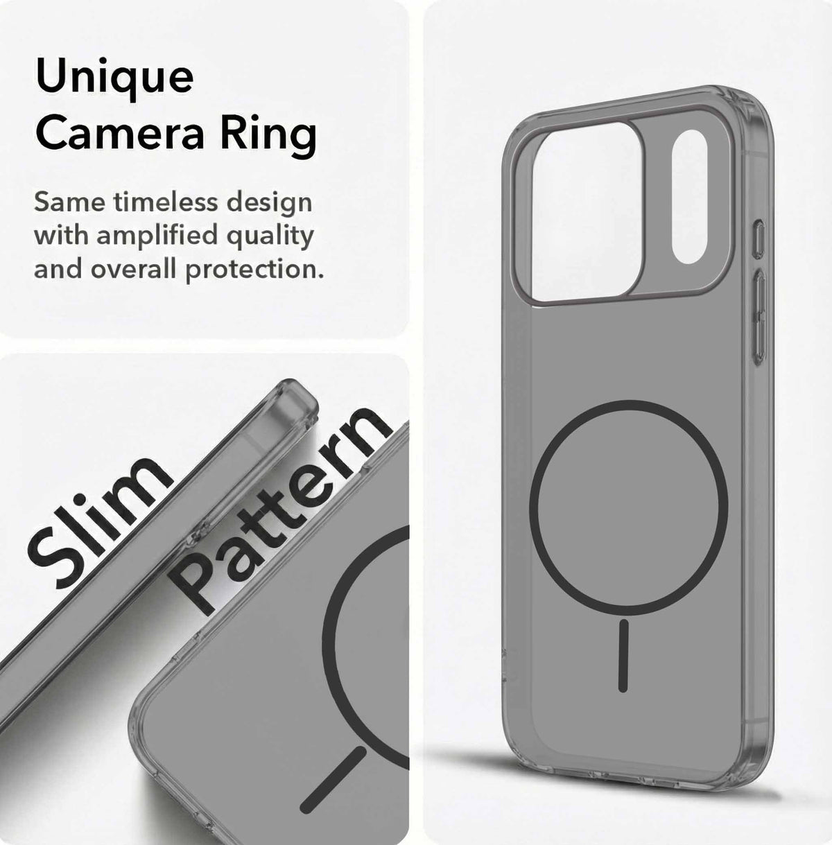 For iPhone 17 Pro Back Cover Case Silicone (Slim Paper Thin | Camera Protection Bump | Minimalist Professional | Soft Flexible)