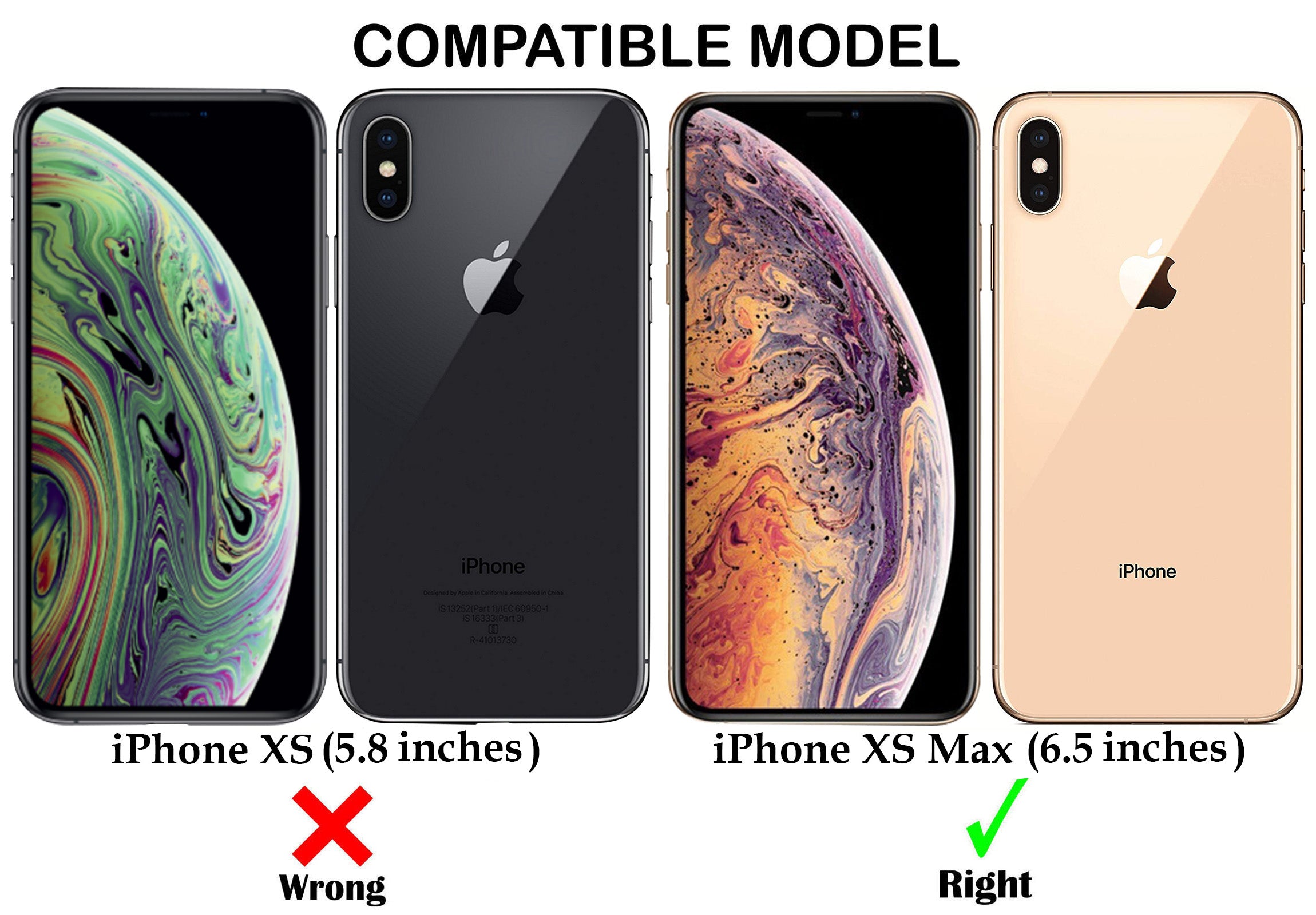 For Apple iPhone Xs Max Back Cover Case (Crystal Clear Case | MagSafe Wireless Charging Support | Hard Anti Yellow | Camera Protection Bump)