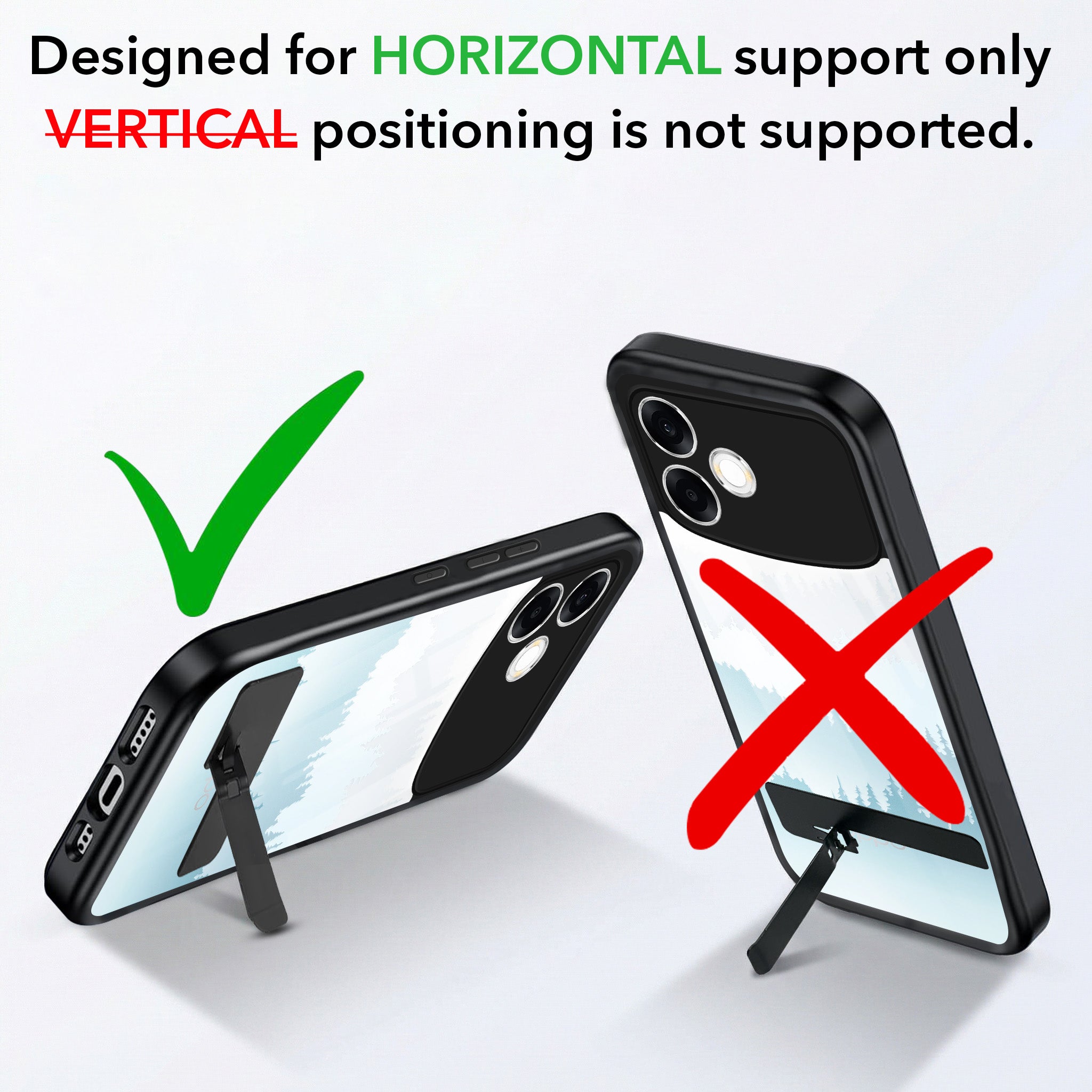 For Oppo F33 Pro 5G Back Cover Case (Built-in Stand | Lifetime Anti Yellow | Kickstand Shockproof | Camera Protection | MagSafe Compatible)