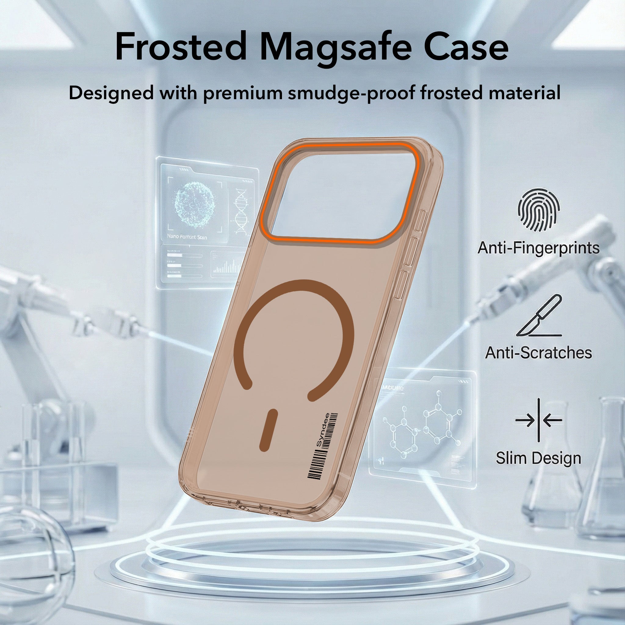 For iPhone 17 Pro | iPhone 18 Pro Back Cover Case (Soft Touch | Camera Bump Protection | MagSafe Compatible | Matte Finish)