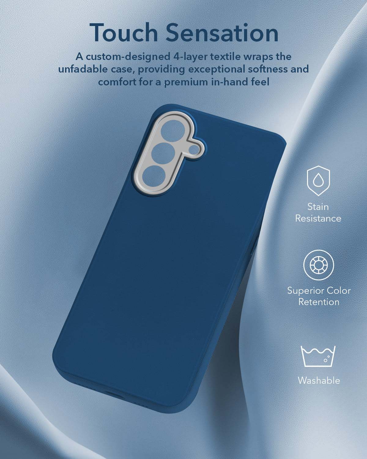 For Samsung Galaxy A26 5G Back Cover Case Matte Silicone (Dual Colour |Full Camera Protection | Sleek and Professional)