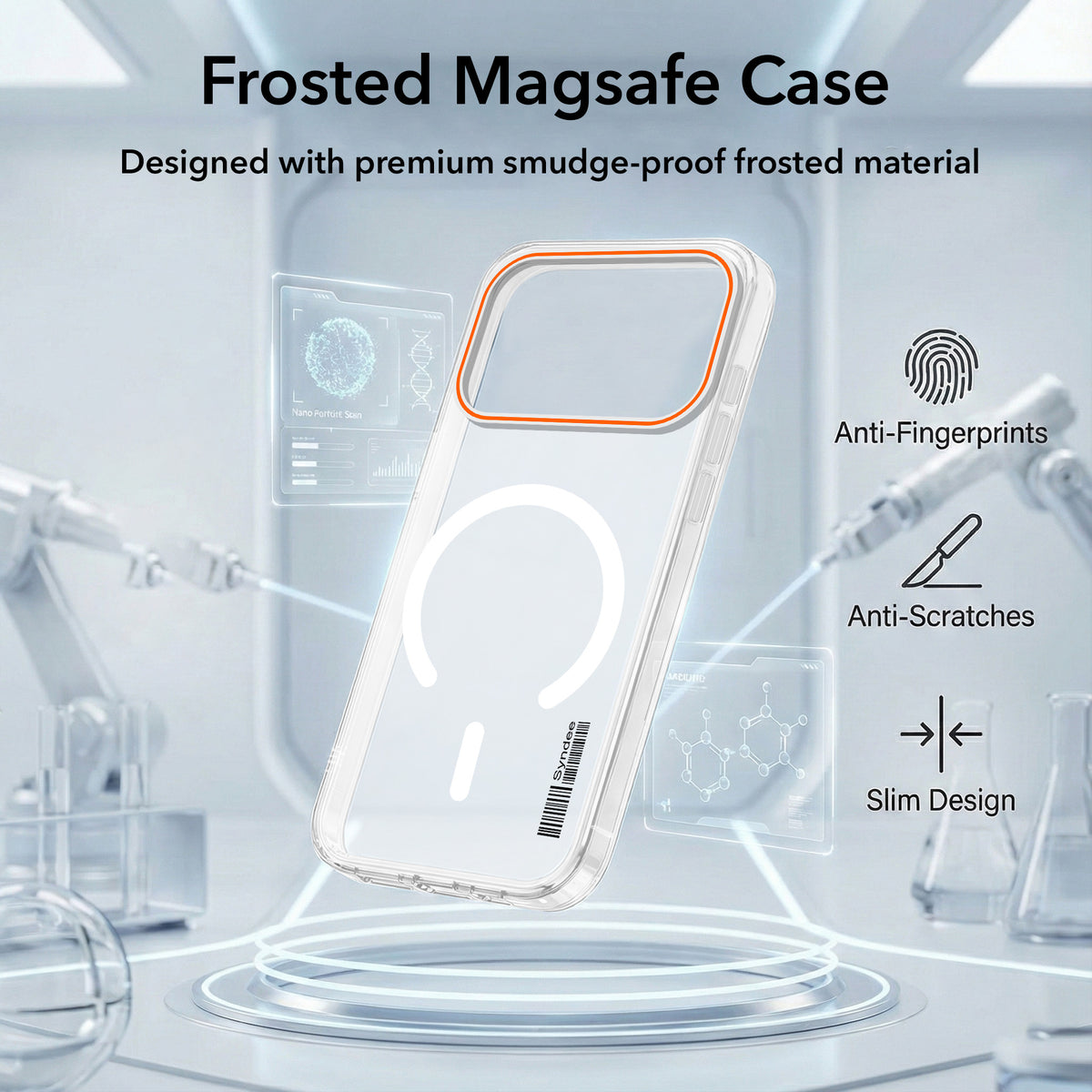 For Apple iPhone 18 Pro Back Cover Case (Soft Touch | Camera Bump Protection | MagSafe Compatible | Matte Finish)