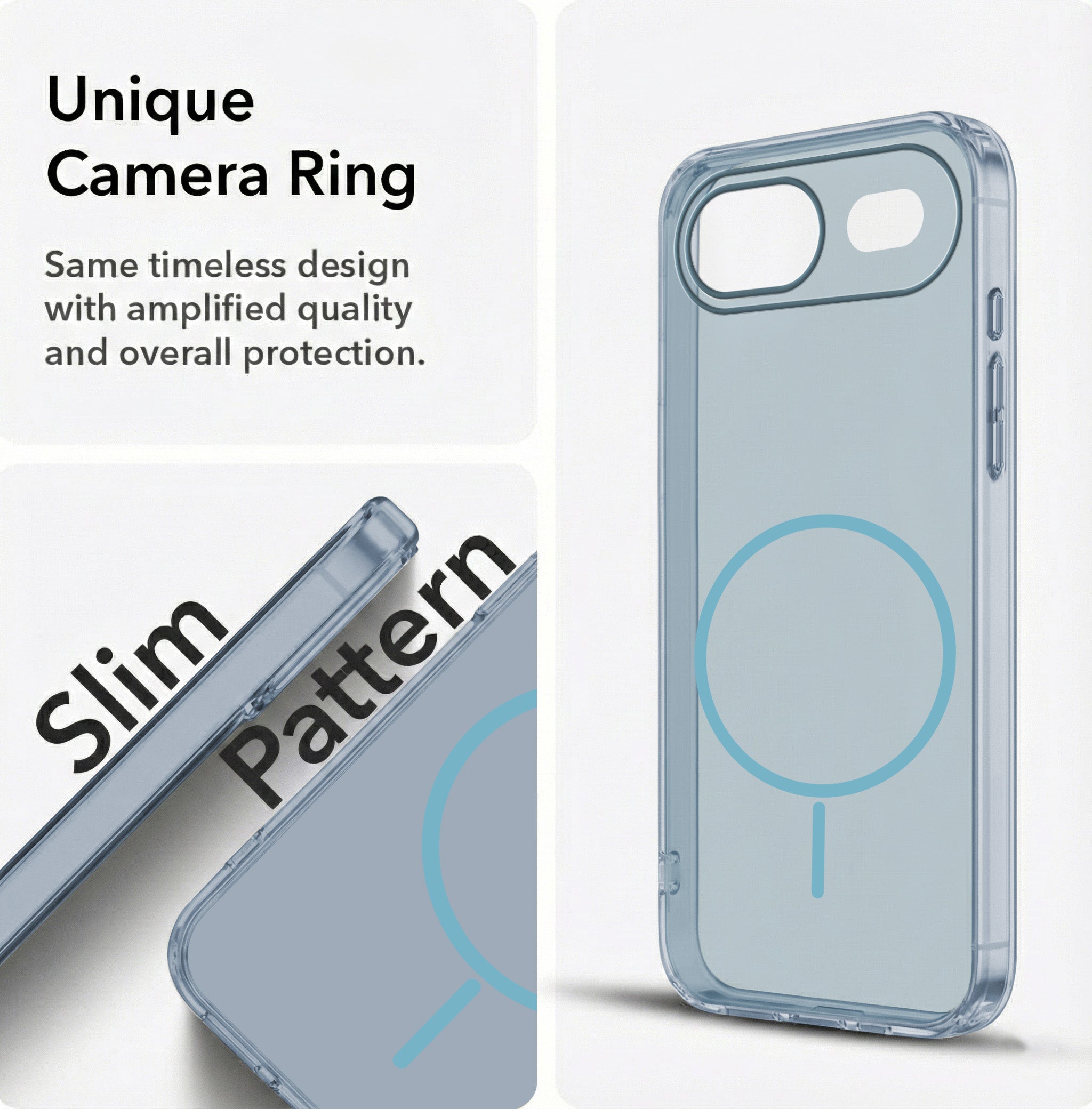 For Apple iPhone 17 Air Back Cover Case Silicone (Slim Paper Thin | Camera Protection Bump | Minimalist Professional | Soft Flexible)