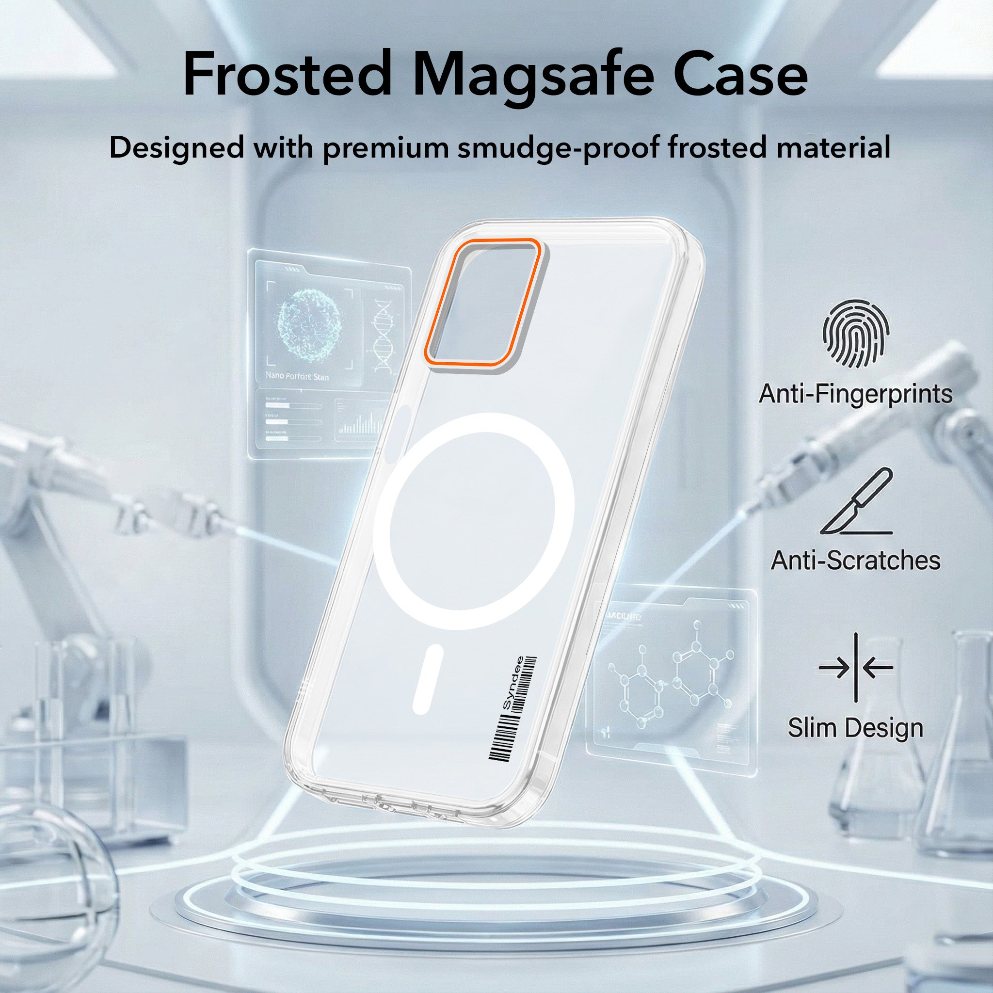 For Vivo Y33T | Vivo Y21T | Vivo Y21s Back Cover Case (Soft Touch | Camera Bump Protection | MagSafe Compatible | Matte Finish)