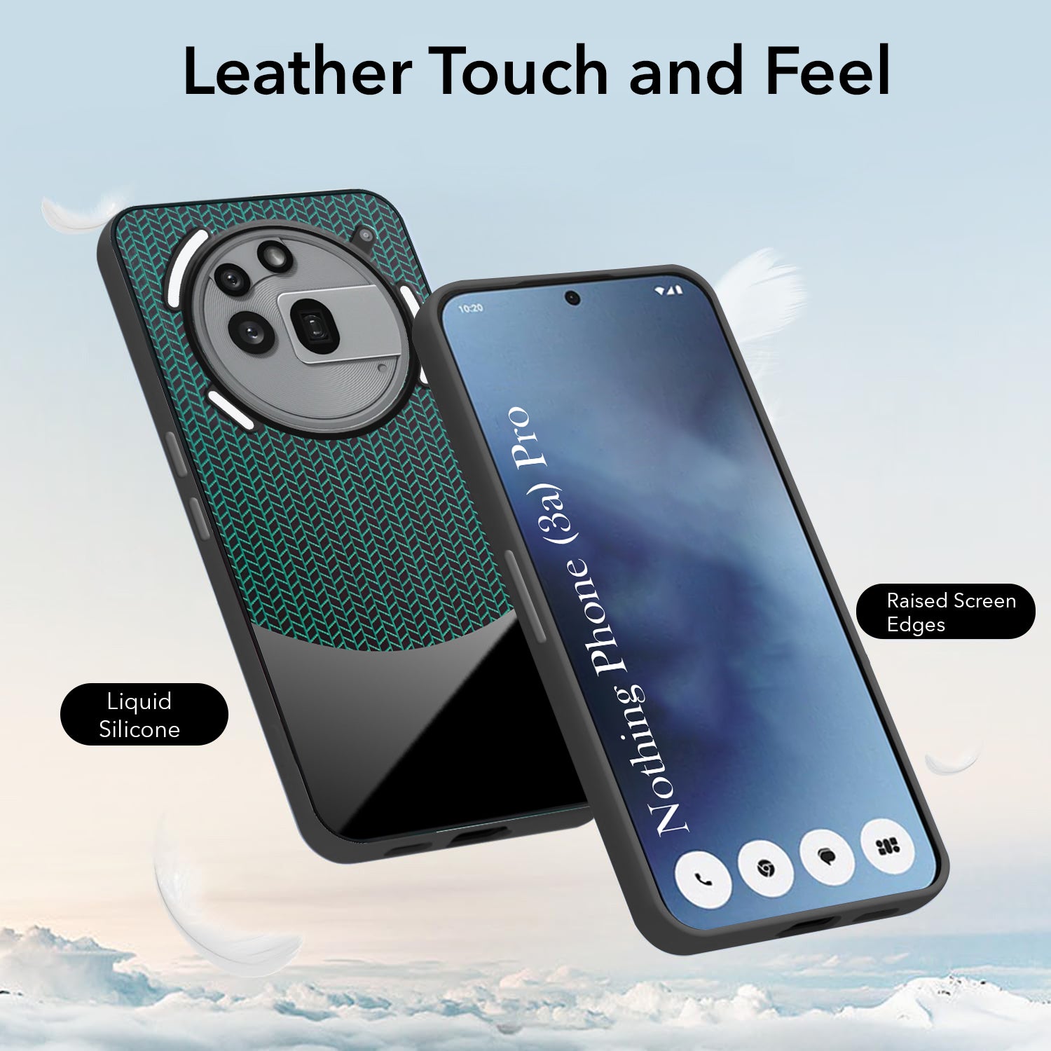 For Nothing Phone 3A Pro 5G Silicone Finish Back Cover Case (Premium Minimalist Professional Feel | Camera Protection Bump)
