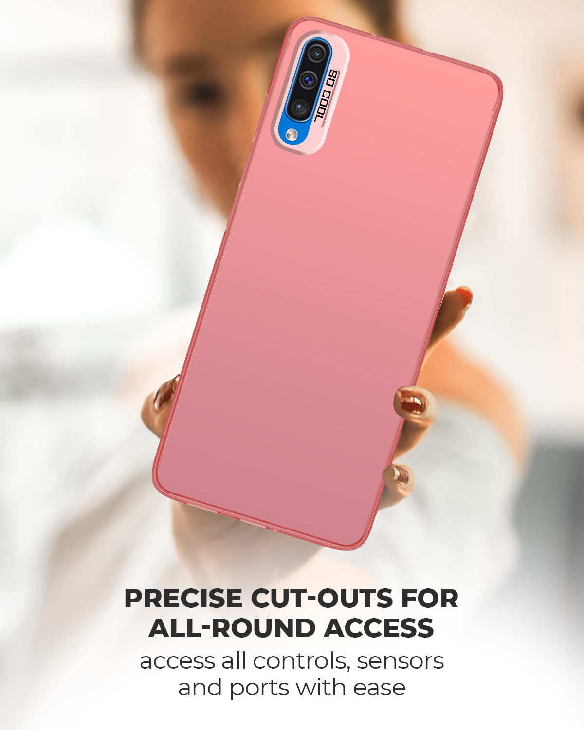 For Samsung Galaxy A50 Galaxy A50s Back Cover Case (Velvet Touch