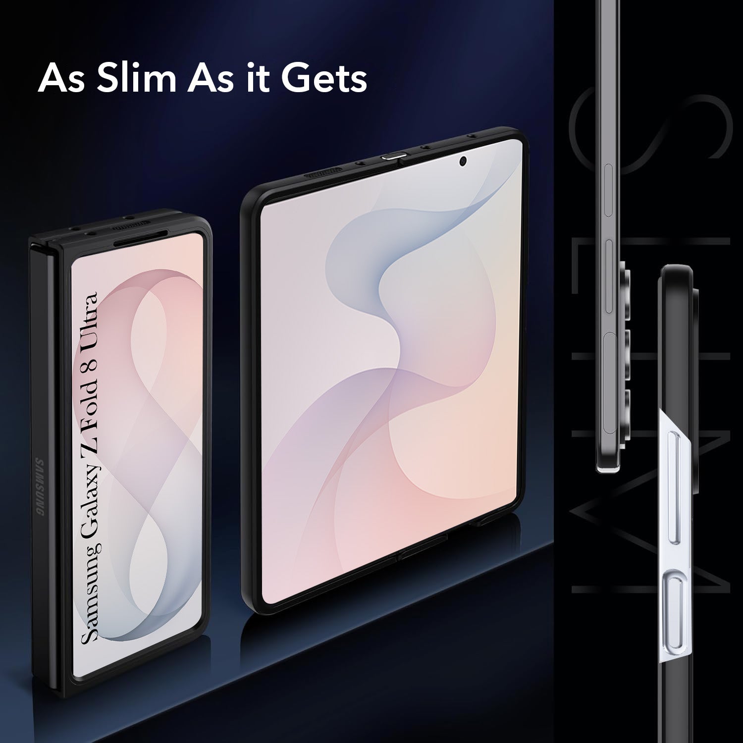 For Samsung Galaxy Z Fold 8 Ultra Back Case Cover (MagSafe Wireless Charging Compatible | Hexa Leather Finish | Inside Microfiber Cloth)