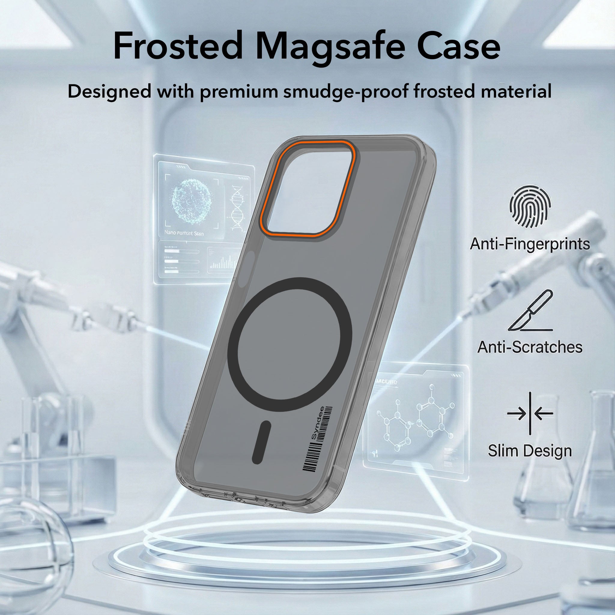 For Redmi 15C Back Cover Case (Soft Touch | Camera Bump Protection | MagSafe Compatible | Matte Finish)