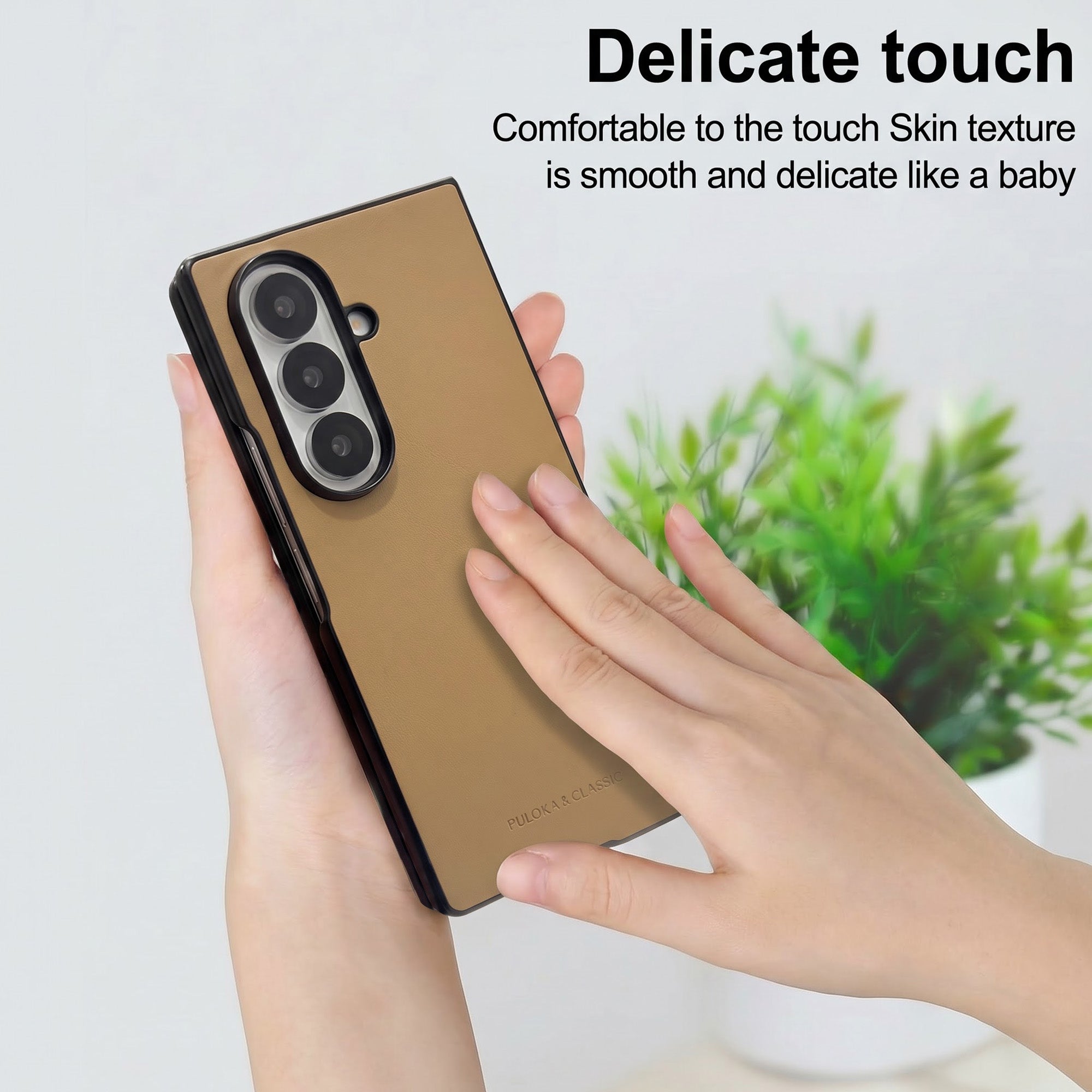 For Samsung Galaxy Z Fold 8 Ultra Premium Cover Case (Soft Leater Touch | Interior Protective Cloth | Slim 360* Protection)