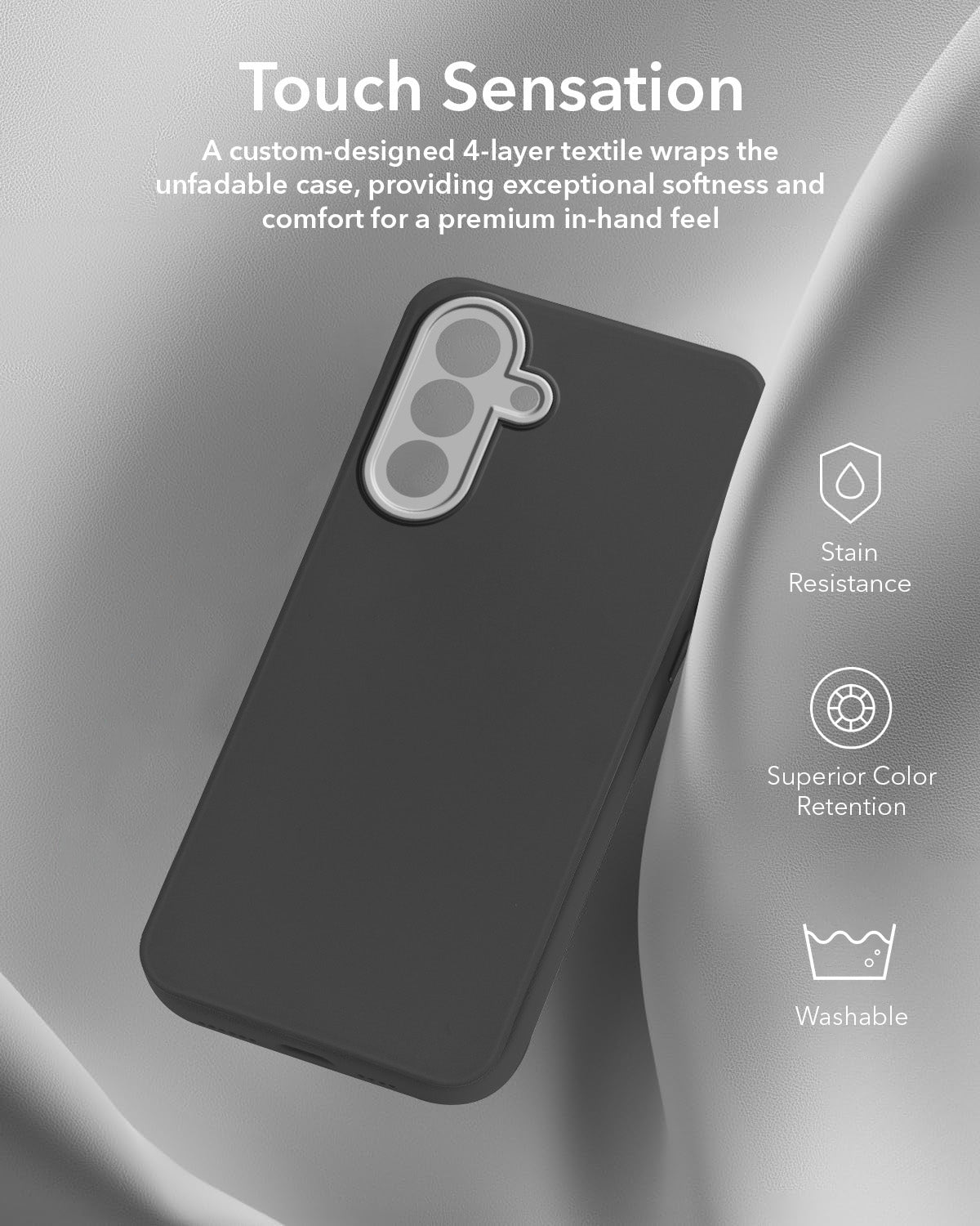 For Samsung Galaxy A26 5G Back Cover Case Matte Silicone (Dual Colour |Full Camera Protection | Sleek and Professional)