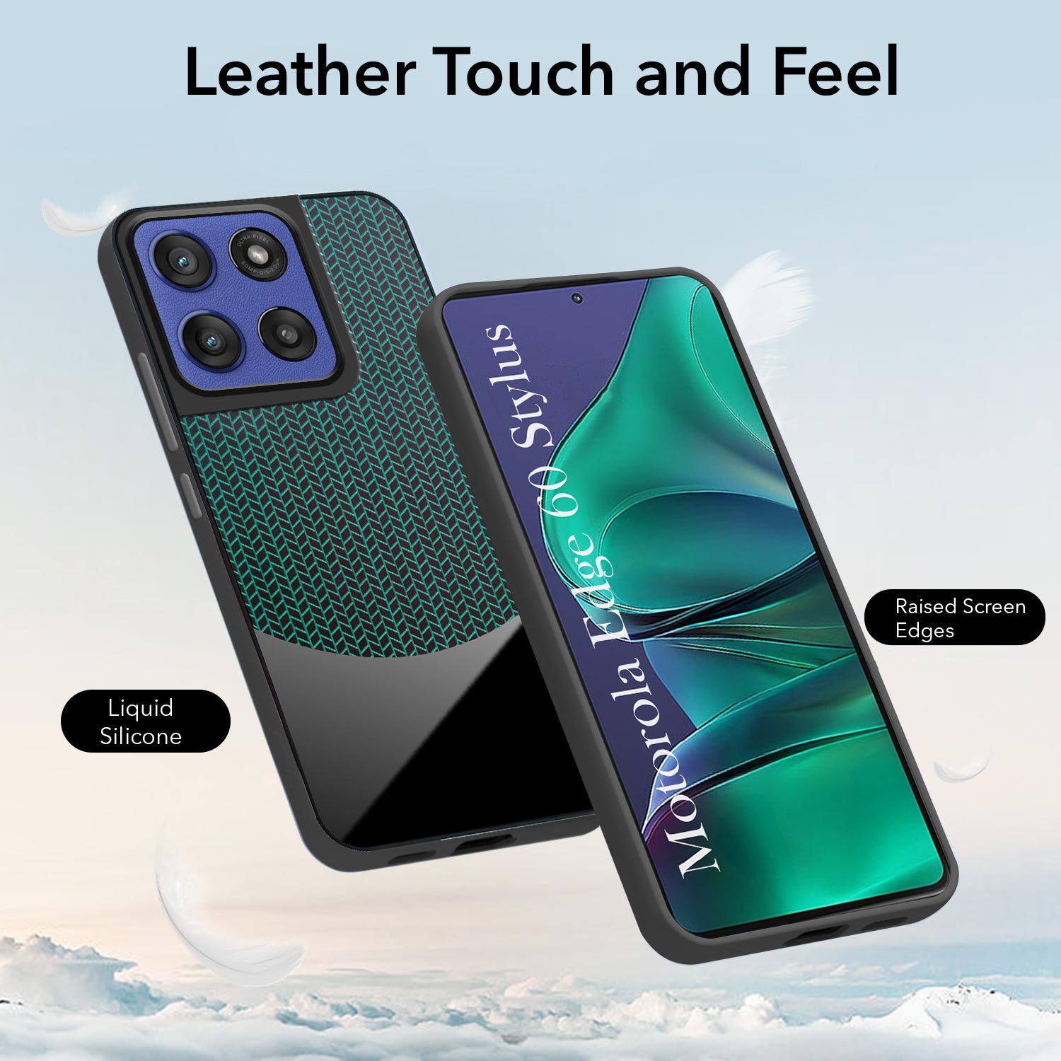 For Motorola Moto Edge 60 Stylus Silicone Finish Back Cover Case (Premium Minimalist Professional Feel | Camera Protection Bump)