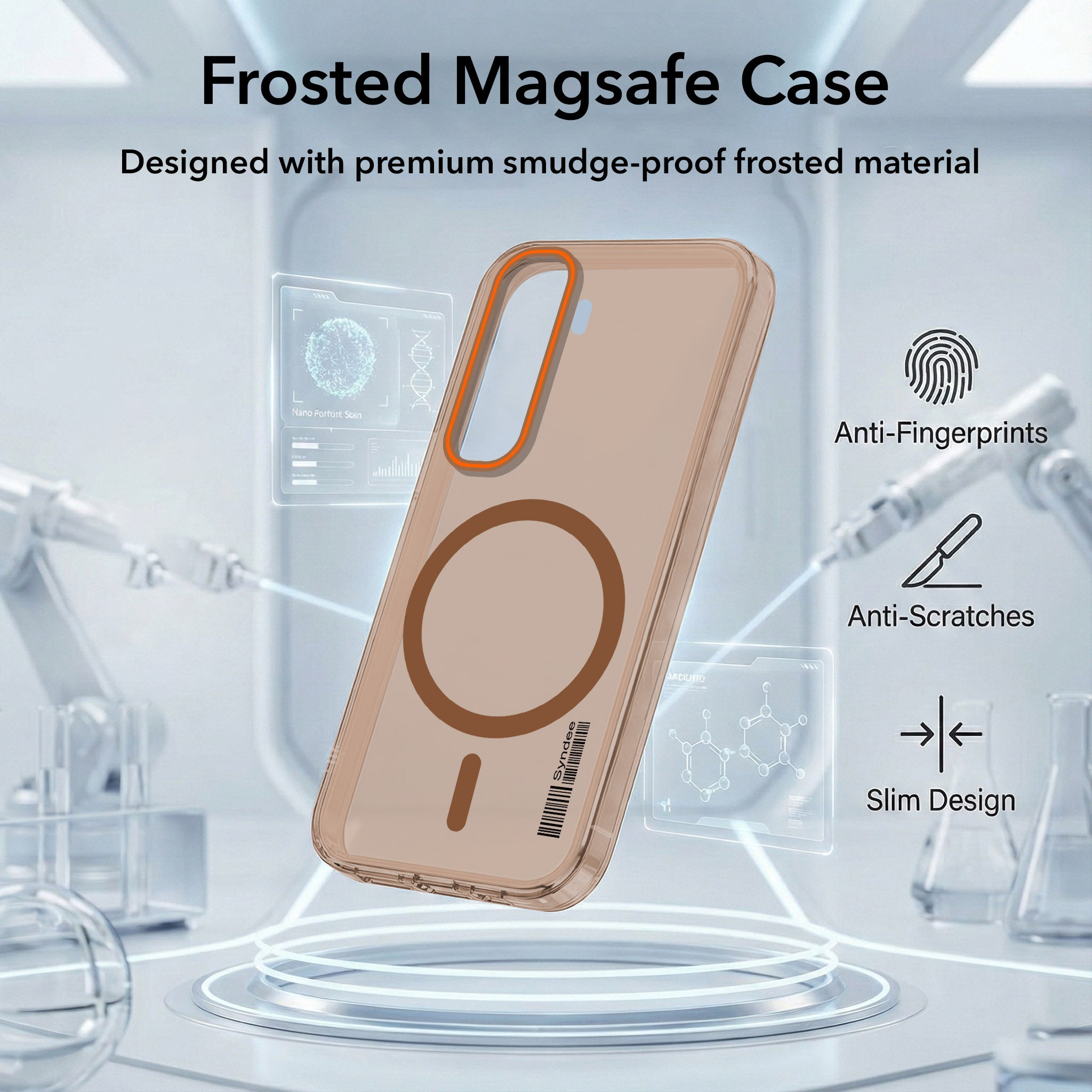 For Vivo Y400 Back Cover Case (Soft Touch | Camera Bump Protection | MagSafe Compatible | Matte Finish)