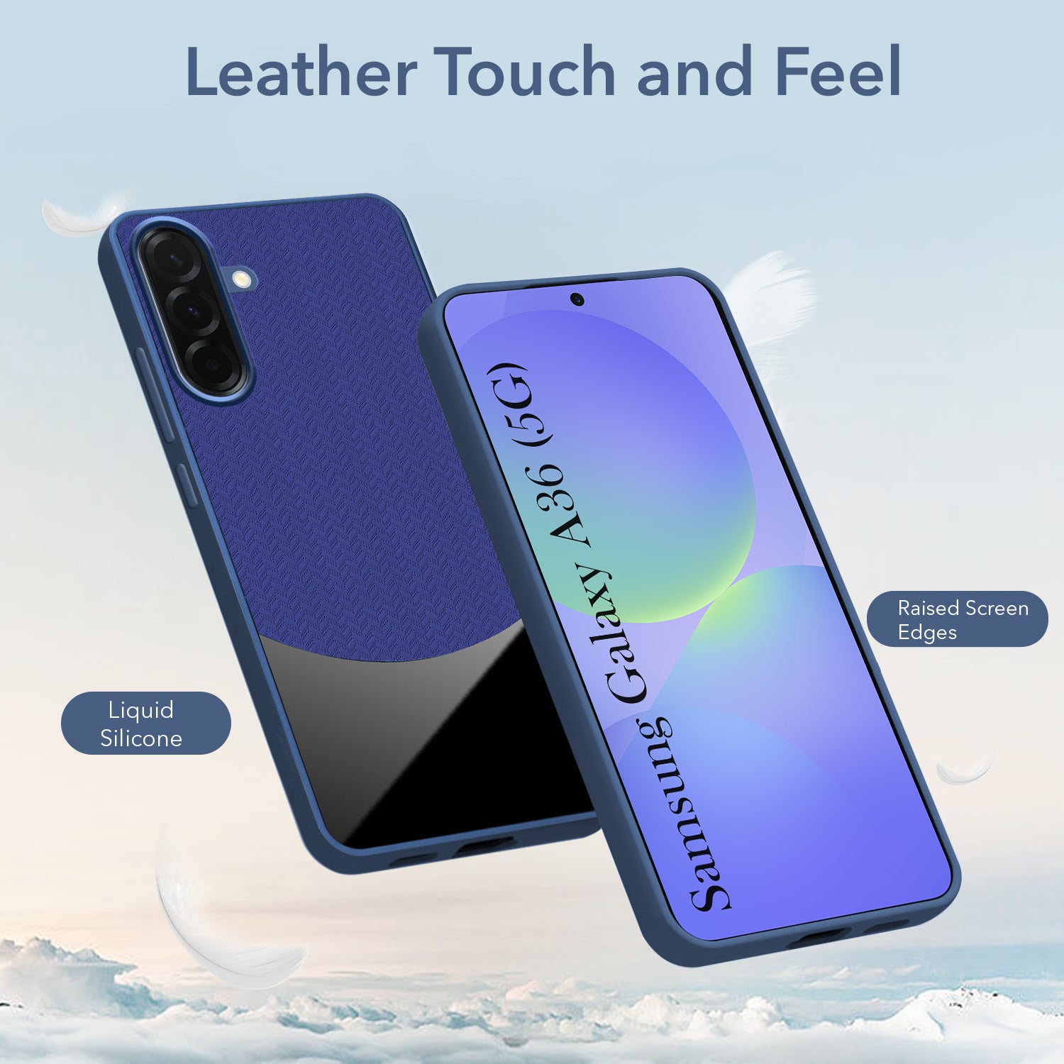 For Samsung Galaxy A36 5G Silicone Finish Back Cover Case (Premium Minimalist Professional Feel | Camera Protection Bump)