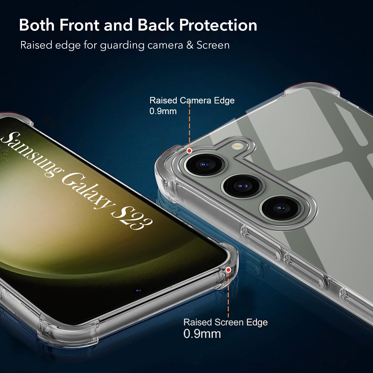 For Samsung Galaxy S23 5G Back Cover (Shockproof Crystal Clear  Case |  Drop & Camera Protection | Hard Polycarbonate)