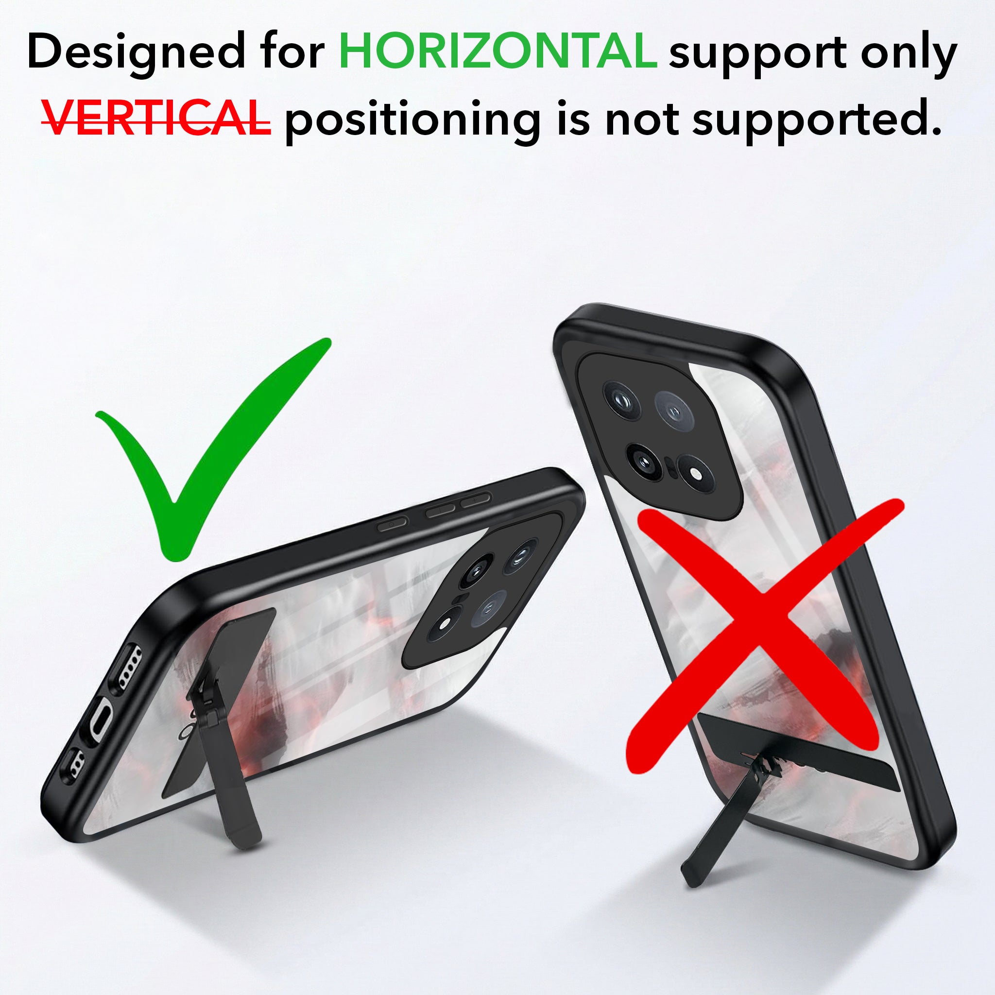 For Vivo iQOO 15 5G Back Cover Case (Built-in Stand | Lifetime Anti Yellow | Kickstand Shockproof | Camera Protection | MagSafe Compatible)