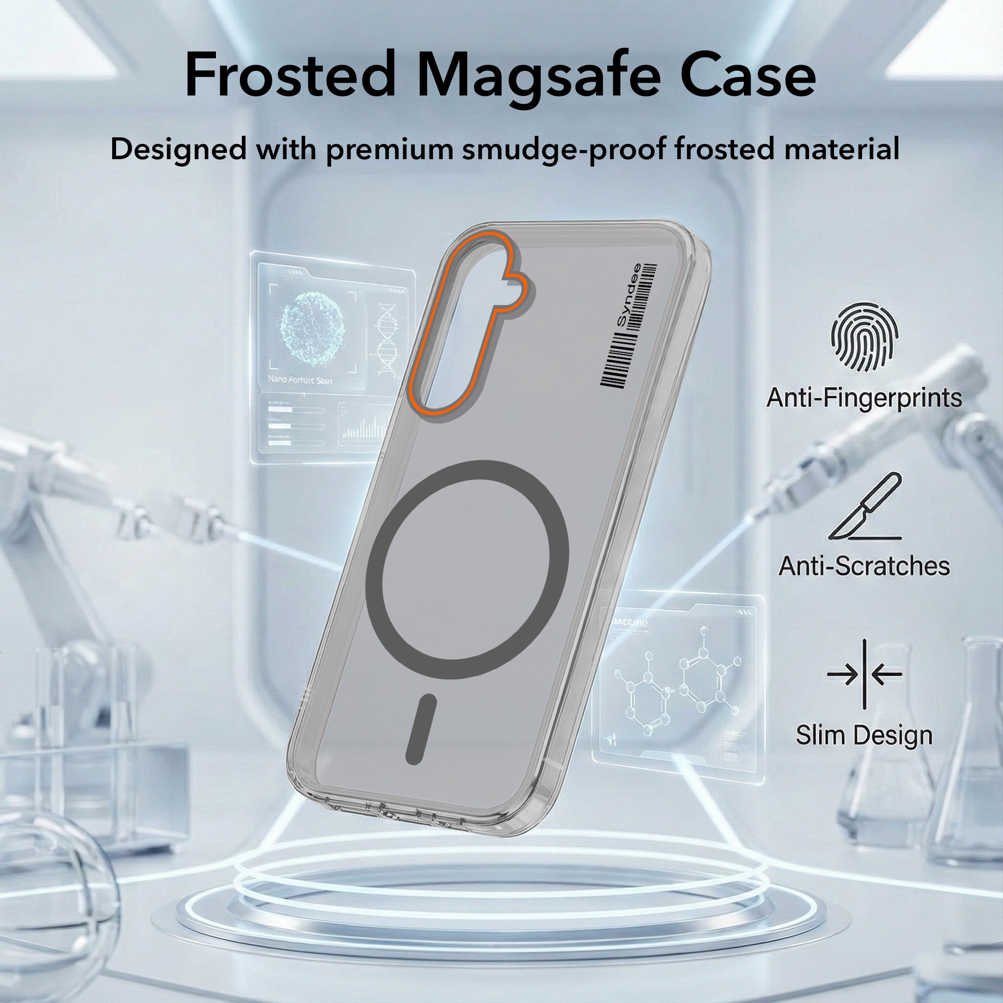 For Samsung Galaxy A55 5G Back Cover Case (Soft Touch | Camera Bump Protection | MagSafe Compatible | Matte Finish)
