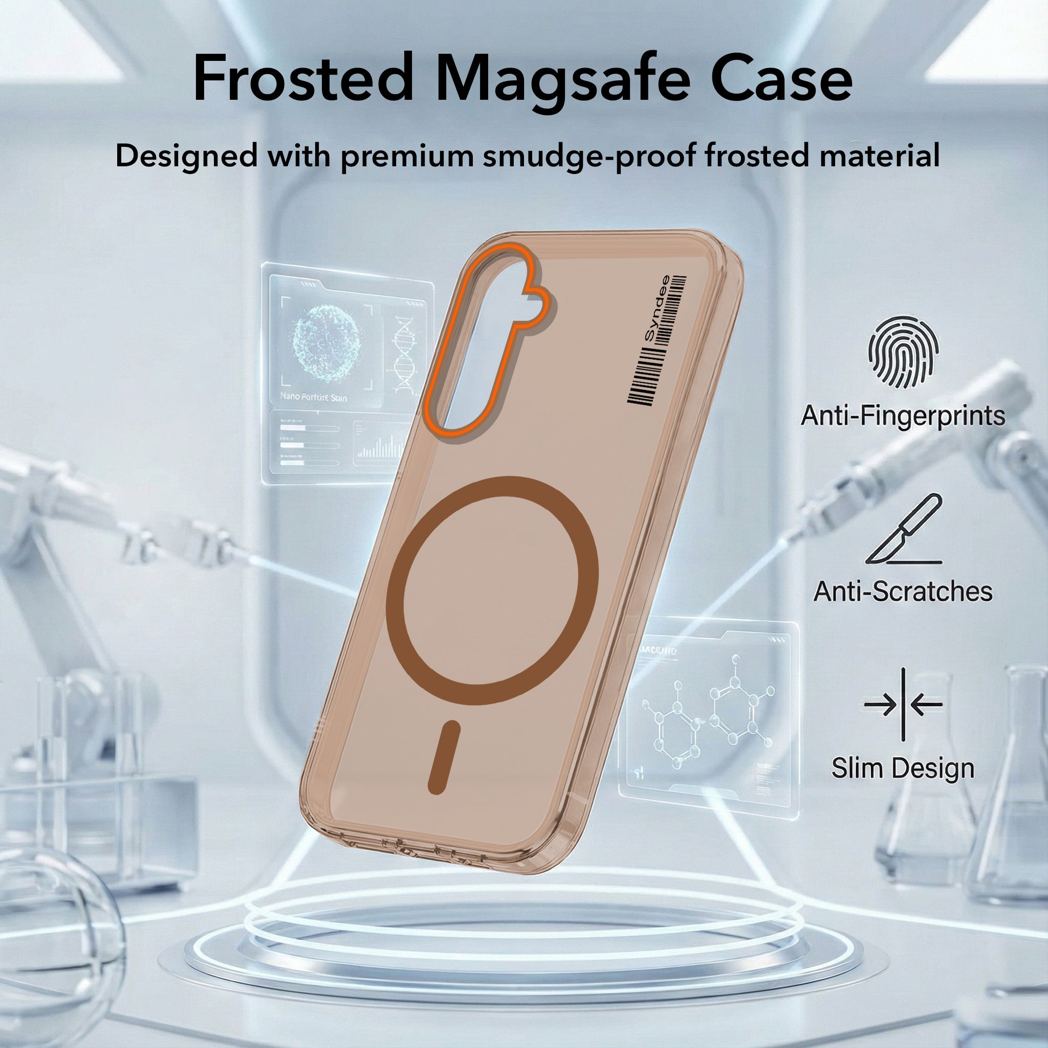For Samsung Galaxy A55 5G Back Cover Case (Soft Touch | Camera Bump Protection | MagSafe Compatible | Matte Finish)