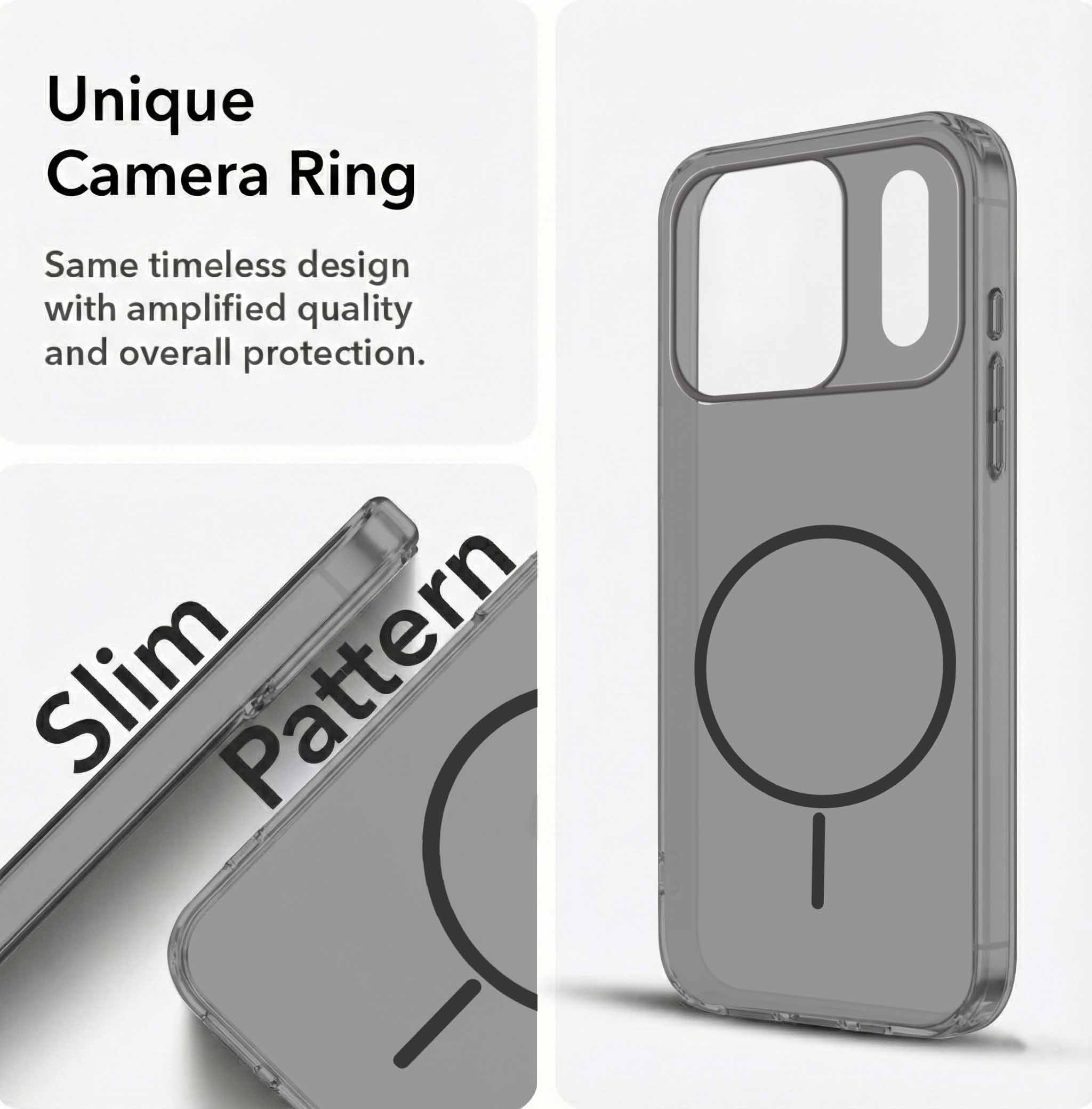 For Apple iPhone 17 Pro Back Cover Case Silicone (Slim Paper Thin | Camera Protection Bump | Minimalist Professional | Soft Flexible)