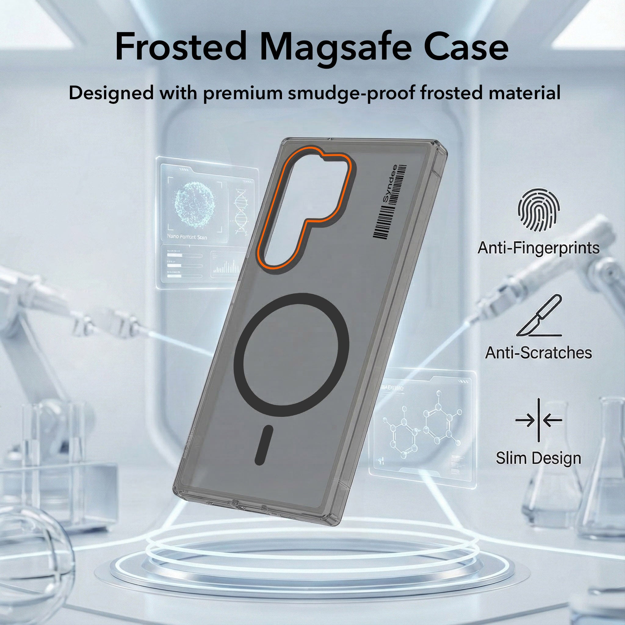 For Samsung Galaxy S25 Ultra Back Cover Case (Soft Touch | Camera Bump Protection | MagSafe Compatible | Matte Finish)