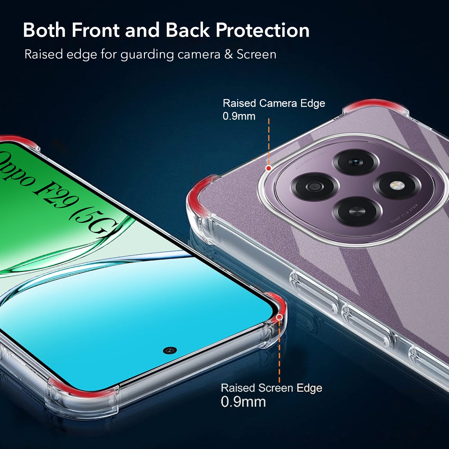 For Oppo F29 Back Cover (Drop & Camera Protection | Hard Polycarbonate)