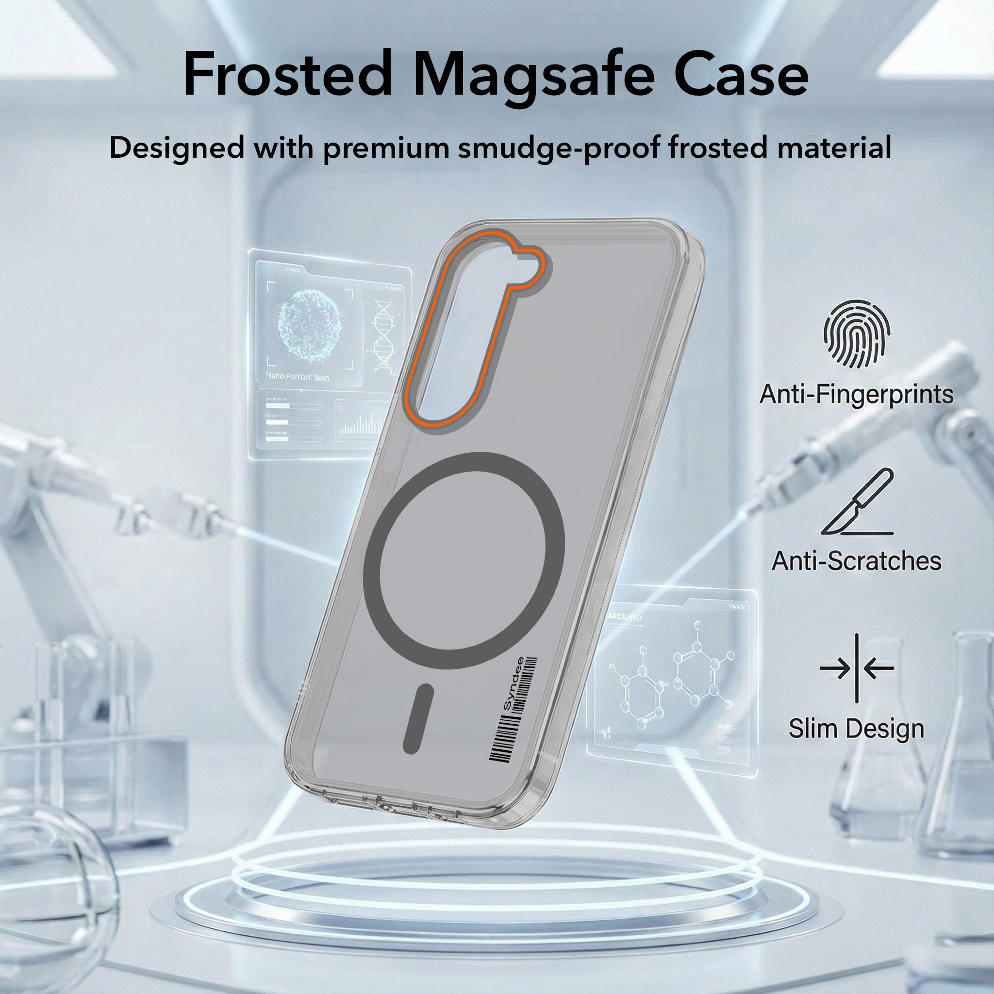 For Vivo Y19 | Vivo Y19e | Vivo T4 Lite Back Cover Case (Soft Touch | Camera Bump Protection | MagSafe Compatible | Matte Finish)