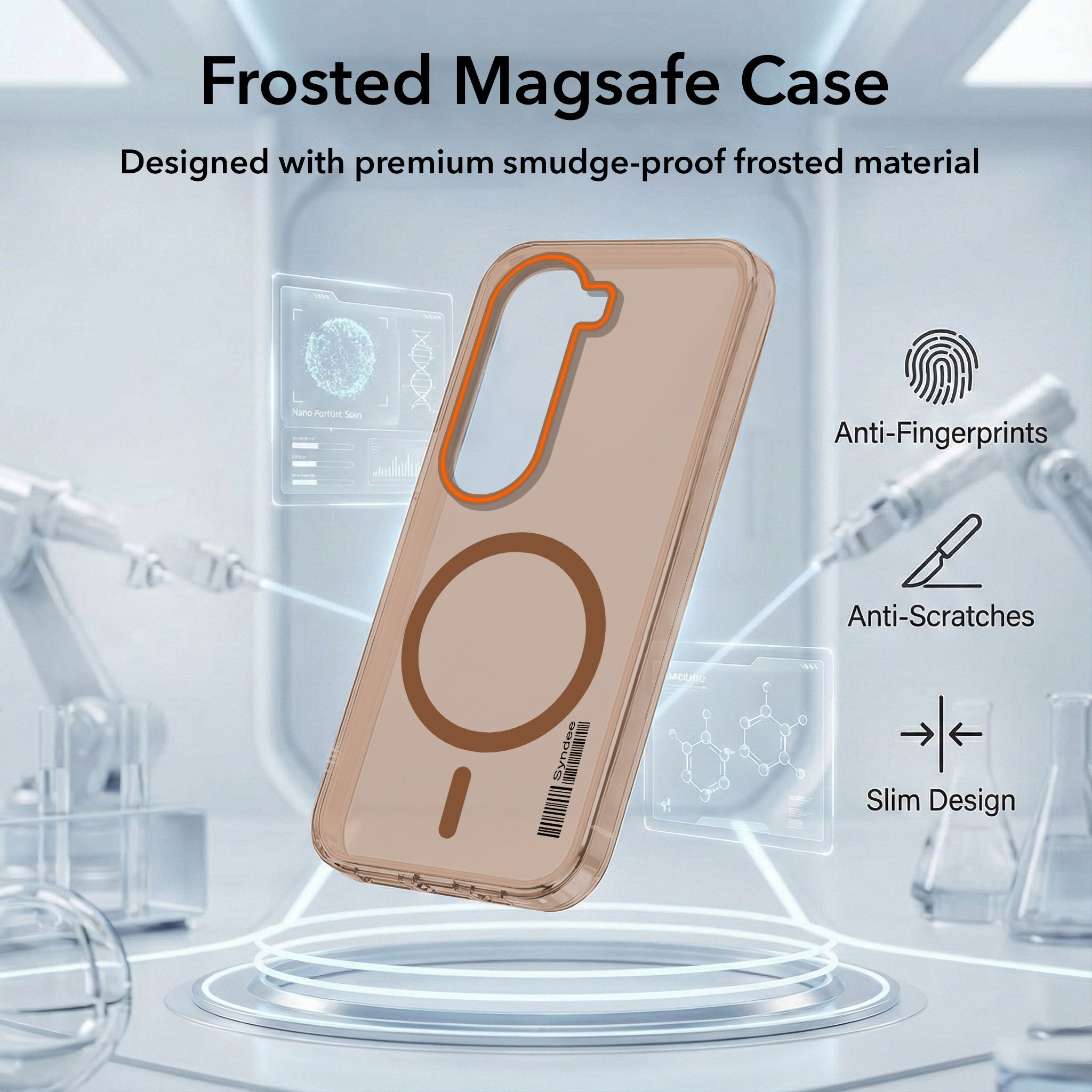 For Vivo iQOO Z9s Back Cover Case (Soft Touch | Camera Bump Protection | MagSafe Compatible | Matte Finish)