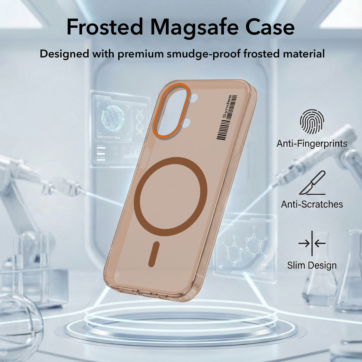 For Vivo Y05 4G | Vivo T5 Lite 5G Back Cover Case (Soft Touch | Camera Bump Protection | MagSafe Compatible | Matte Finish)