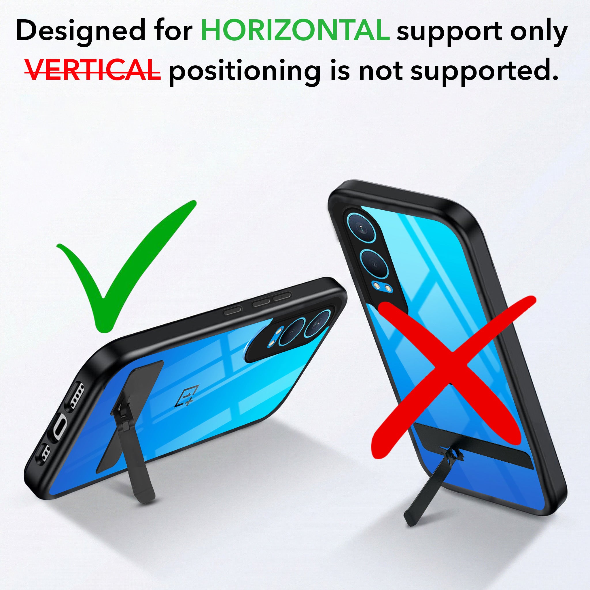 For OnePlus Nord CE 4 Lite Back Cover Case (Built-in Stand | Lifetime Anti Yellow | Kickstand Shockproof | Camera Protection | MagSafe Compatible)