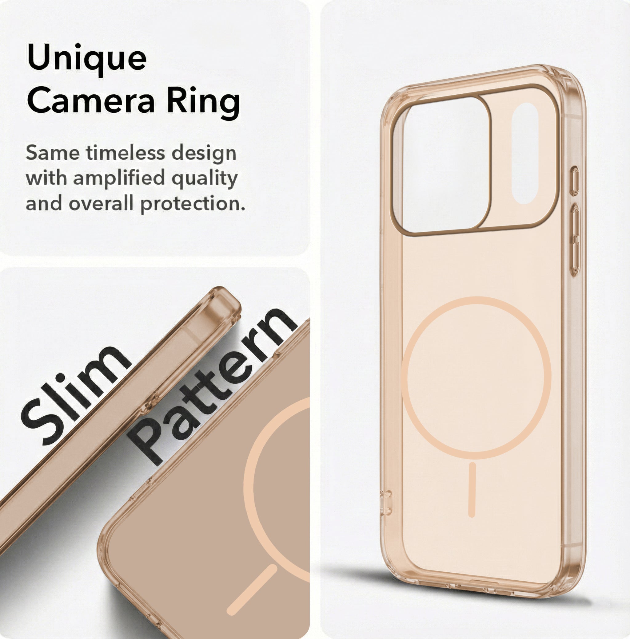 For Apple iPhone 17 Pro Back Cover Case Silicone (Slim Paper Thin | Camera Protection Bump | Minimalist Professional | Soft Flexible)