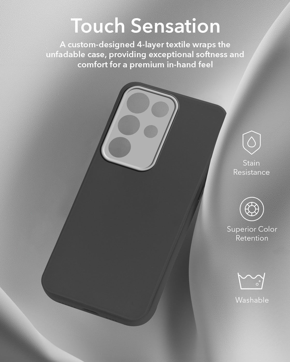 For Realme C85 5G | Realme Narzo 90x Back Cover Case Matte Silicone  (Dual Colour |Full Camera Protection | Sleek and Professional) "