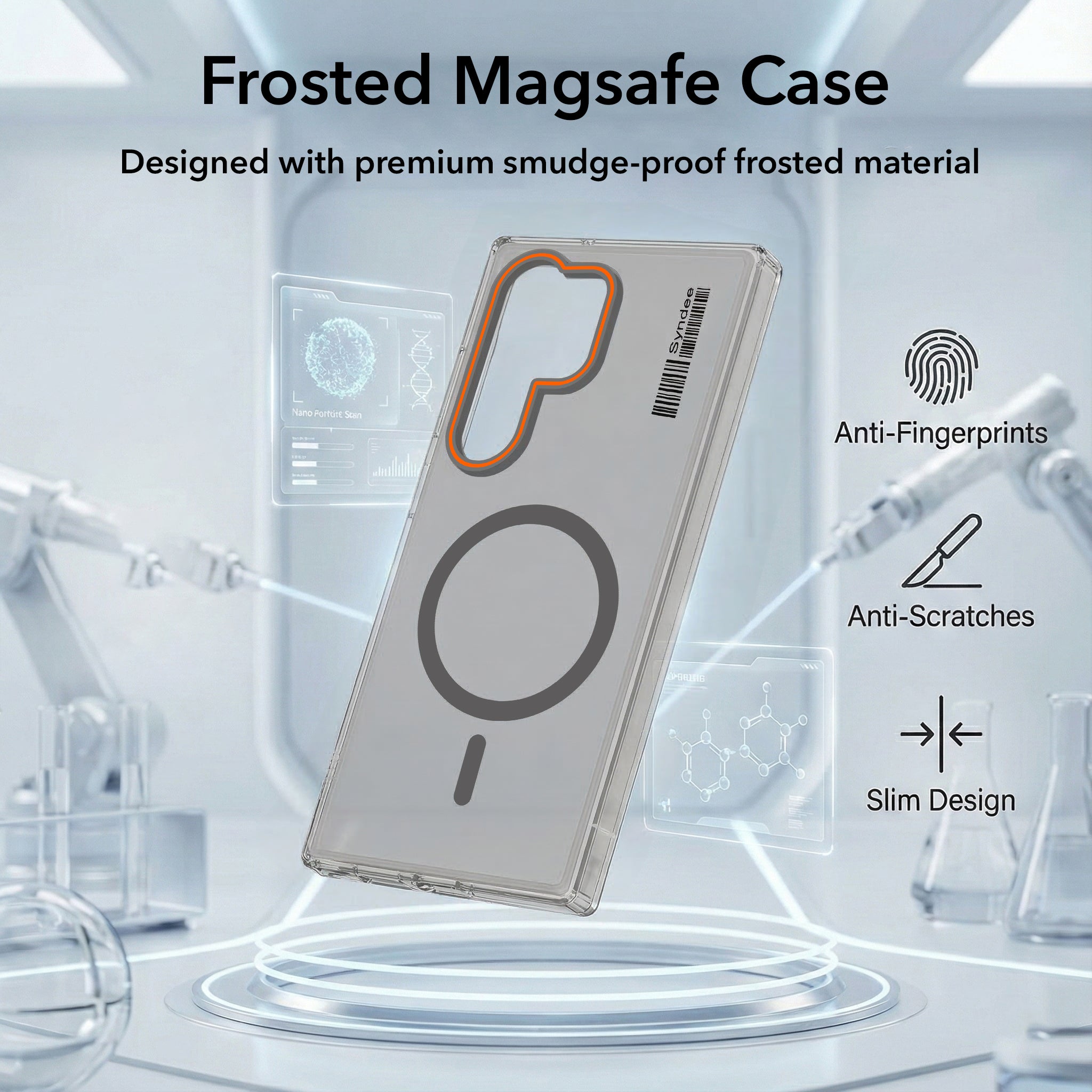 For Samsung Galaxy S23 Ultra 5G Back Cover Case (Soft Touch | Camera Bump Protection | MagSafe Compatible | Matte Finish)