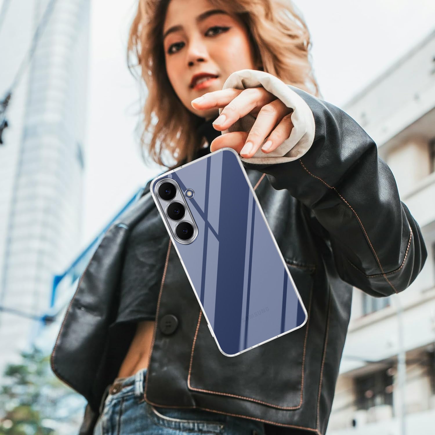 For Samsung Galaxy S25 FE Back Cover Case Silicone (Clear Shockproof Case with Camera Protection | Soft and Flexible | Transparent)