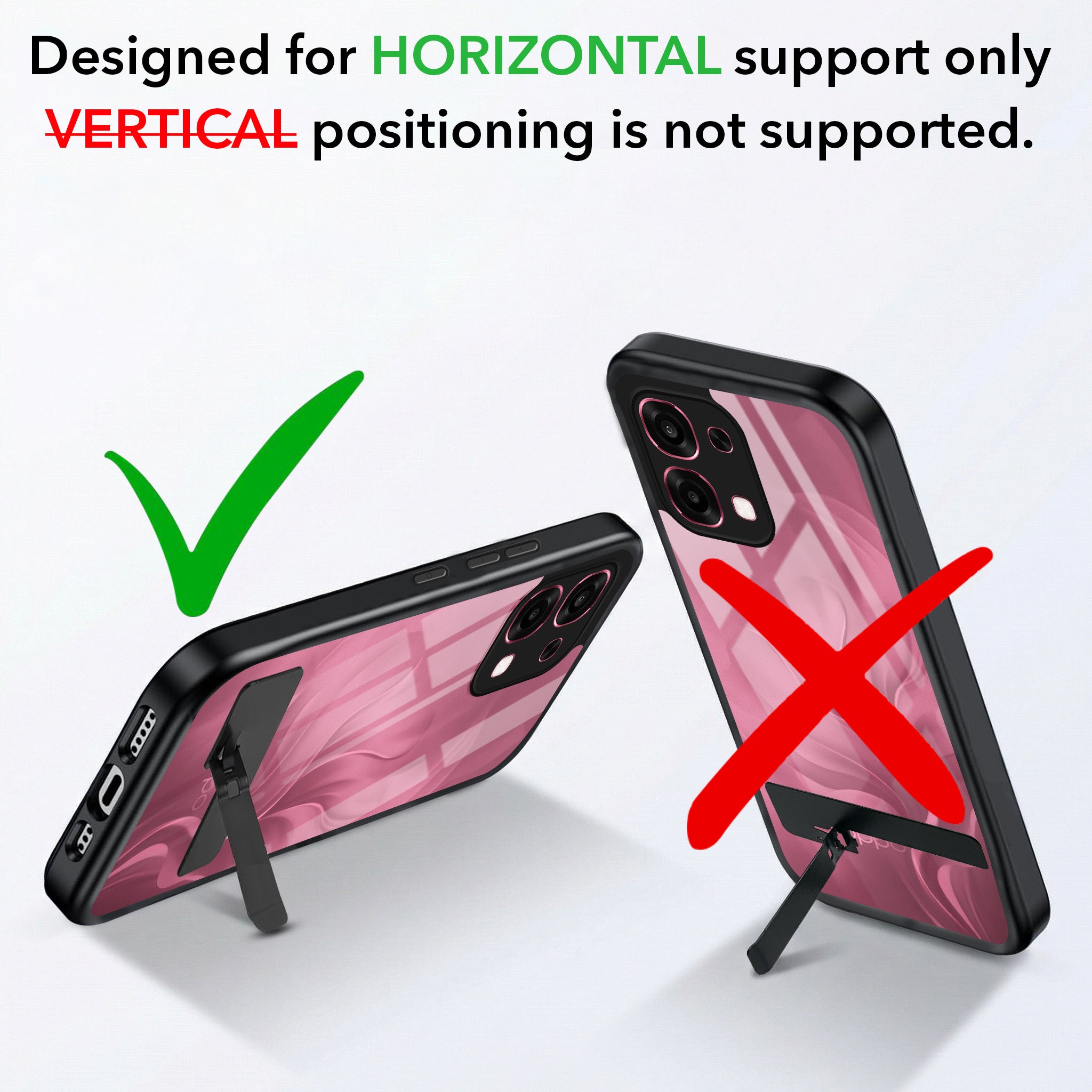 For Oppo F31 5G | Oppo F33 5G Back Cover Case (Built-in Stand | Lifetime Anti Yellow | Kickstand Shockproof | Camera Protection | MagSafe Compatible)