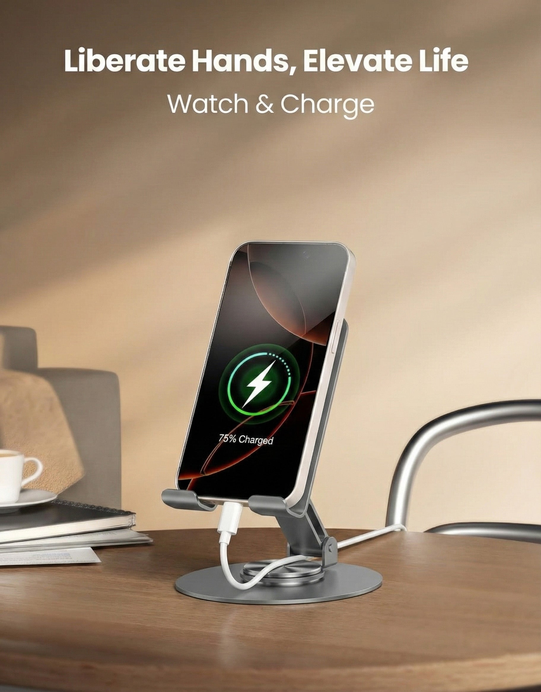 Mobile Stand with 360 Degree Rotation
