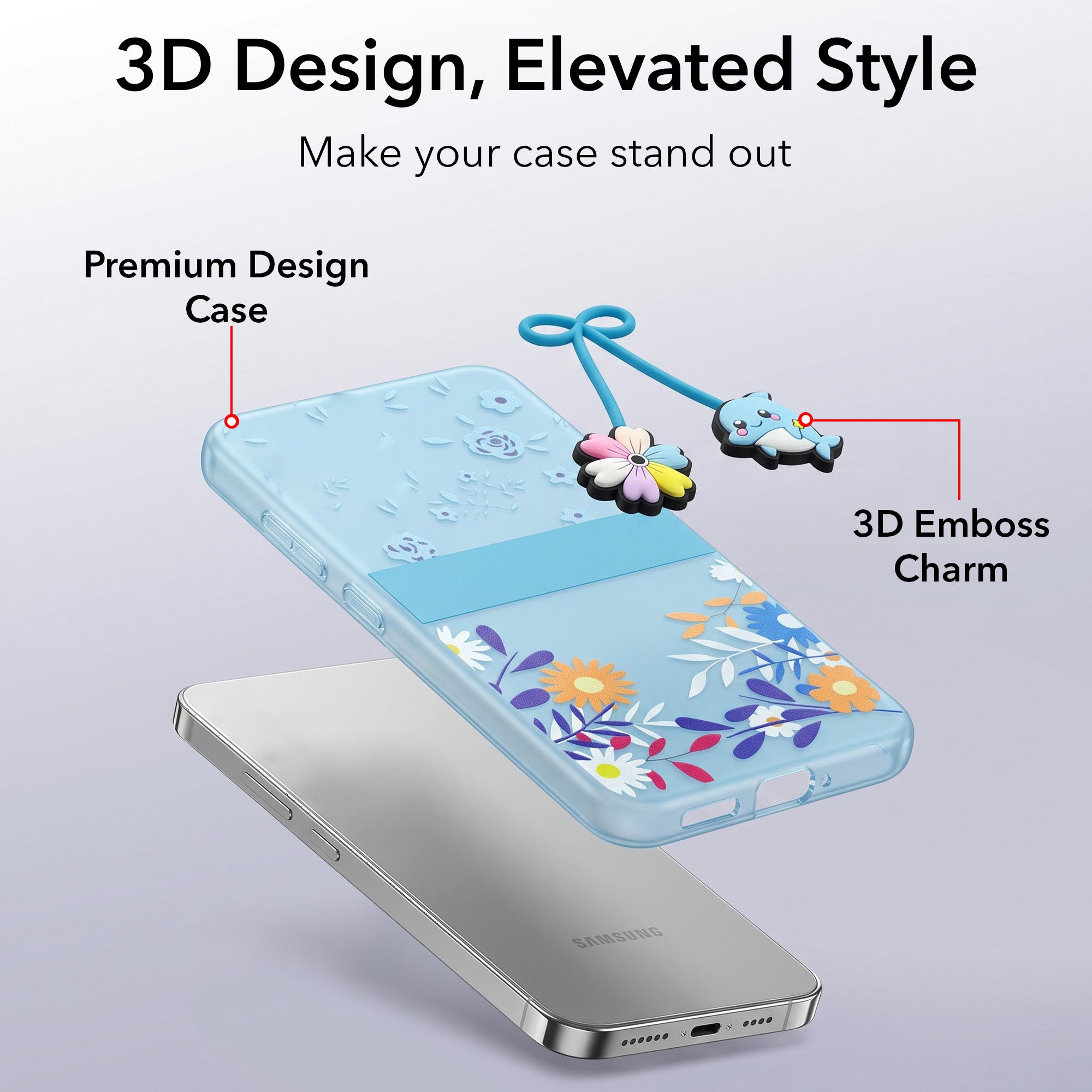 For Vivo Y11 | Vivo Y21 5G Back Cover Case (3D Cute Cartoons | Hard Back Side Soft | Matte Premium Finish | HD Printing)