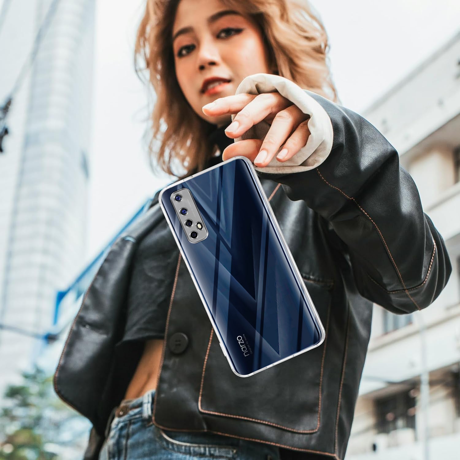 For Realme Narzo 20 Pro Back Cover Case (Clear Shockproof Case with Camera Protection | Soft and Flexible | Transparent)