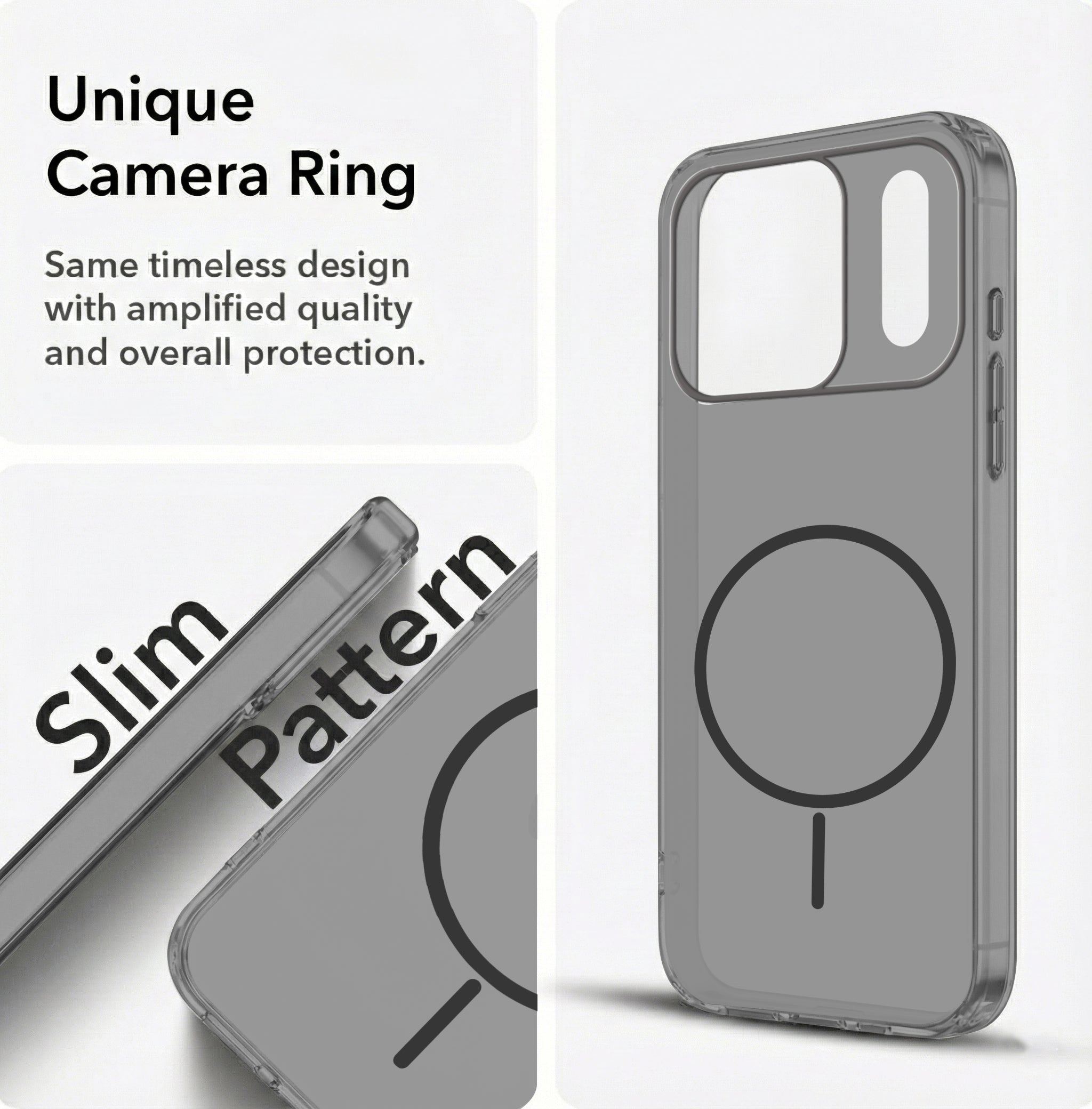 For Apple iPhone 17 Pro Max Back Cover Case Silicone (Slim Paper Thin | Camera Protection Bump | Minimalist Professional | Soft Flexible)