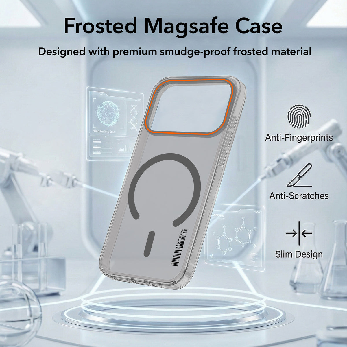 For Apple iPhone 18 Pro Back Cover Case (Soft Touch | Camera Bump Protection | MagSafe Compatible | Matte Finish)