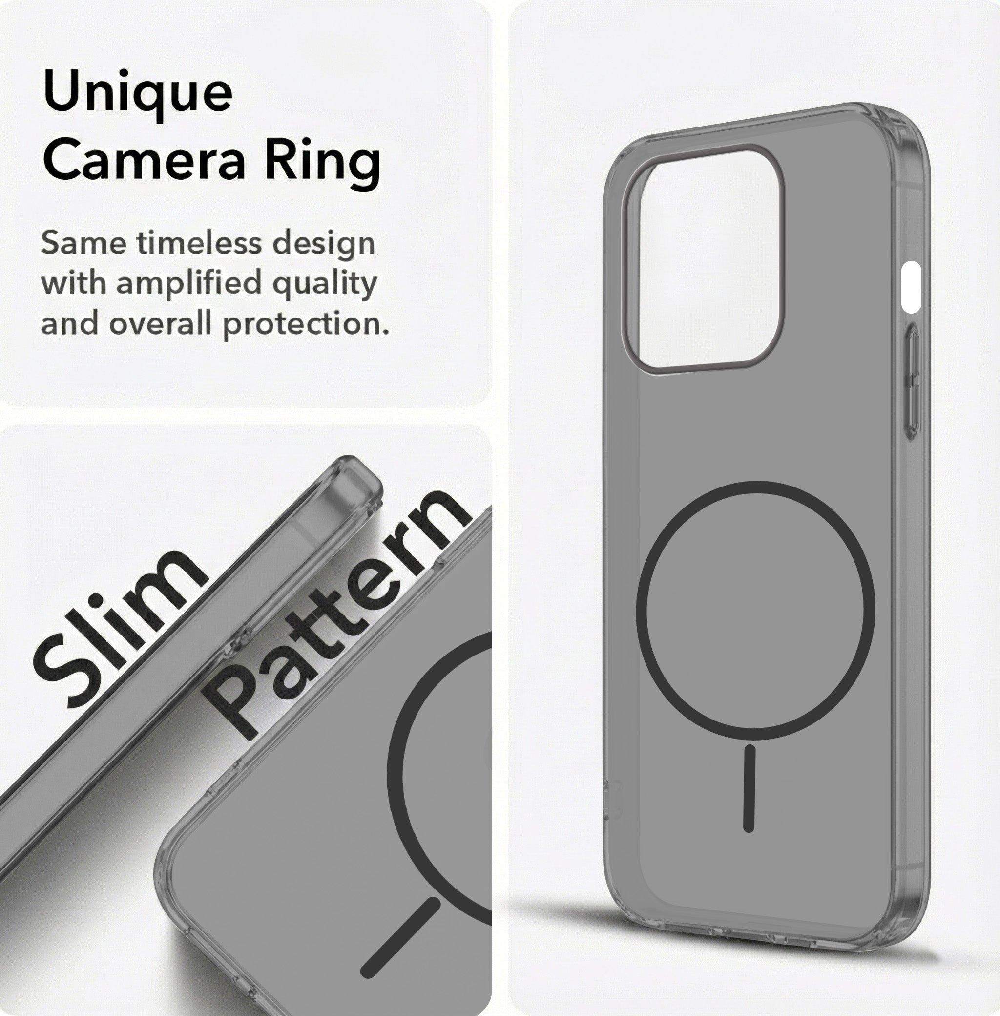 For Apple iPhone 14 Pro Max Back Cover Case Silicone (Slim Paper Thin | Camera Protection Bump | Minimalist Professional | Soft Flexible) "