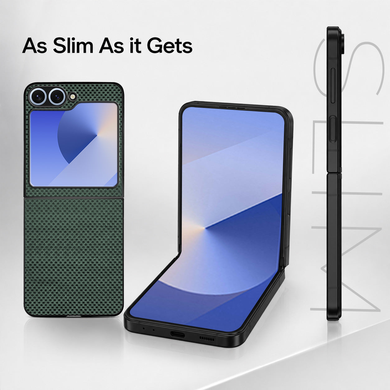 For Samsung Galaxy Z Flip 6 5G | Samsung Galaxy Z Flip 7 FE Back Flip Case Cover (Craft Printed Design | Hybrid Texture | Inside Microfiber Cloth)